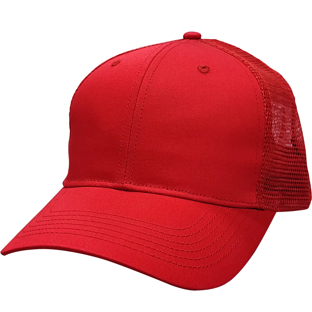 Cali Headwear US50 6 Panel Structured Trucker Hat Made in USA
