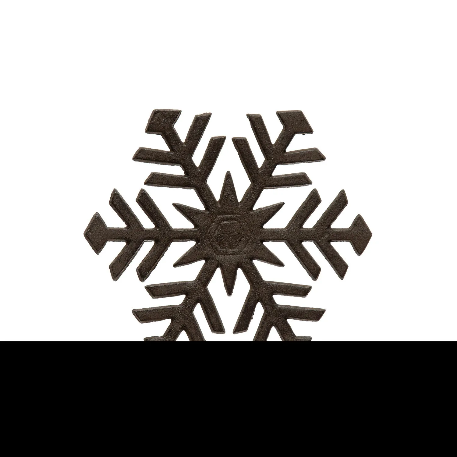 Cast Iron Snowflake Trivet