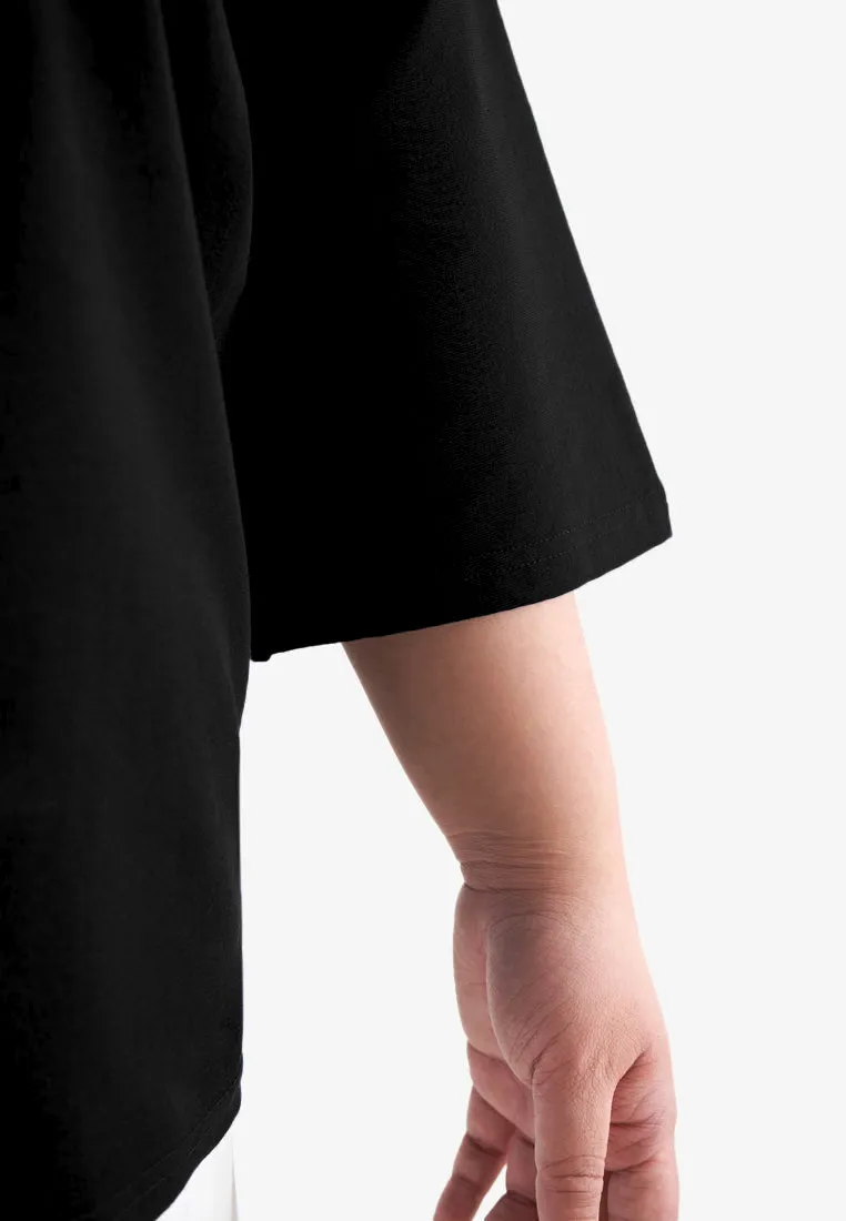 Cavina CLASSIC FINE 3/4 Sleeves Boxy Tee (204202)