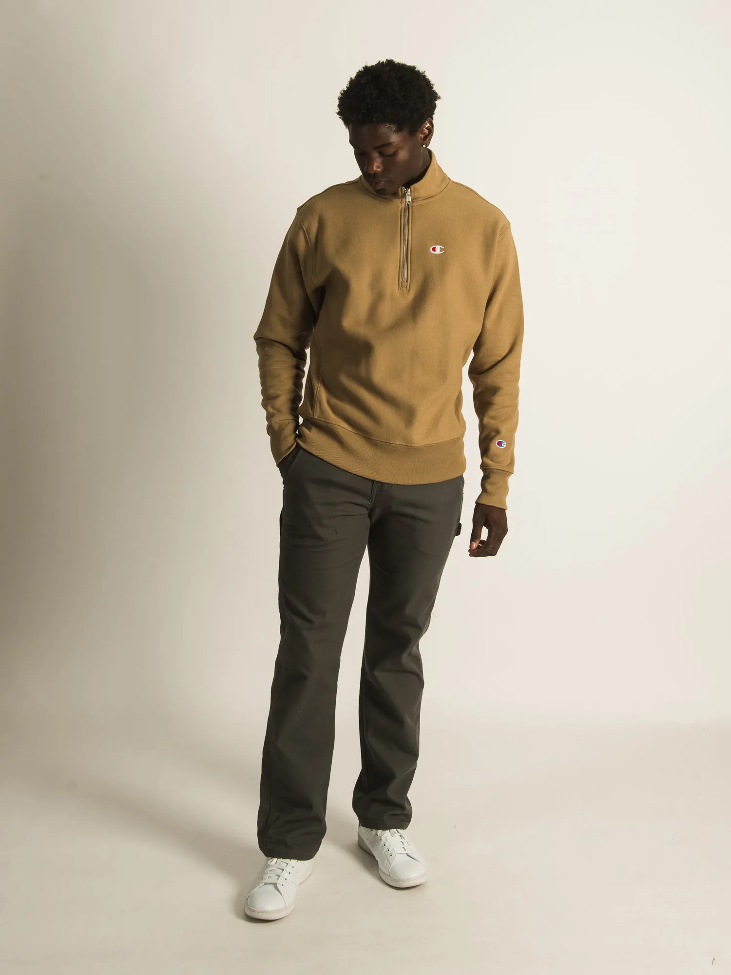 CHAMPION REVERSE WEAVE 1/2 ZIP PULLOVER  - CLEARANCE