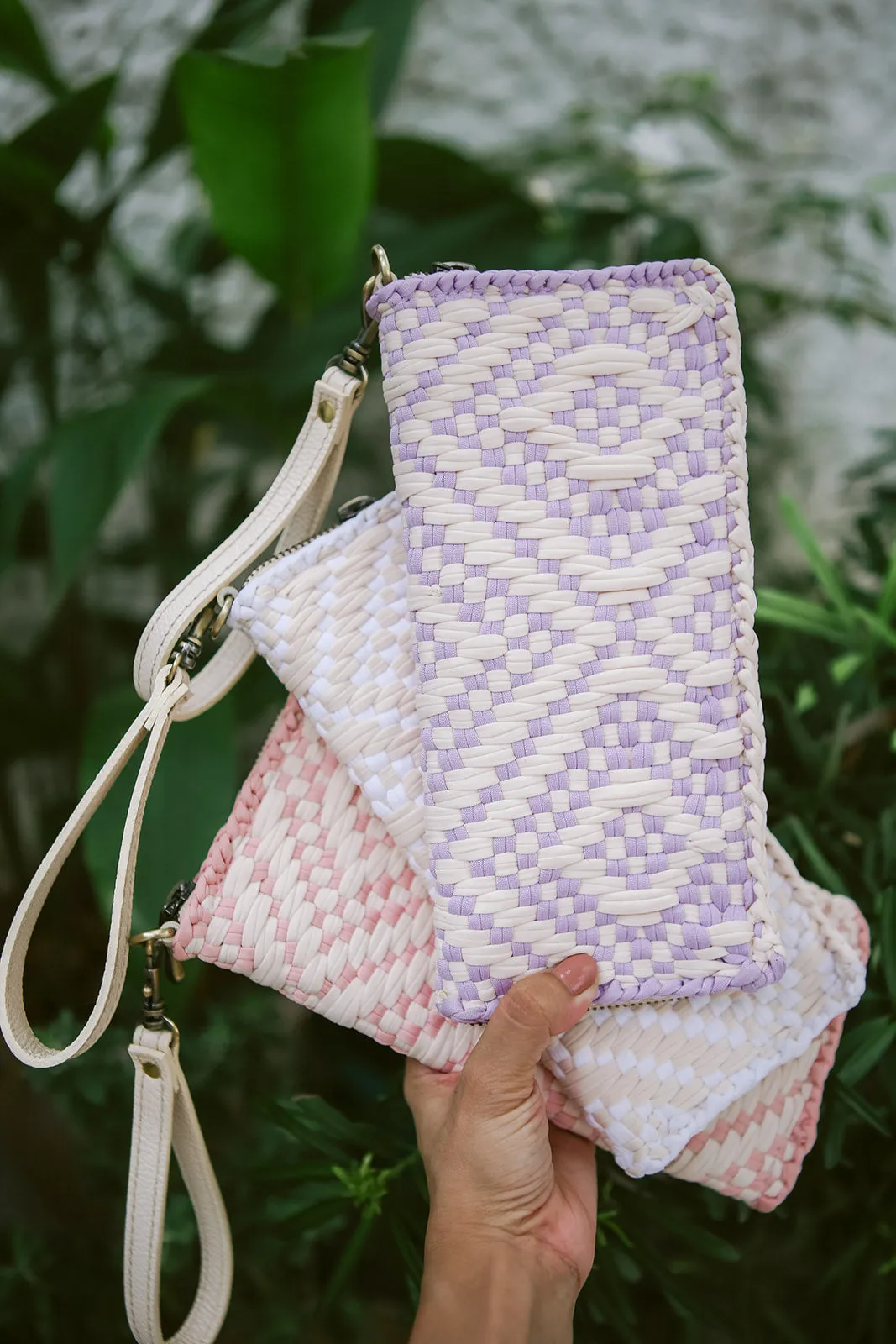 Cheska Wallet with Wristlet Lilac Diamond [Weddings]