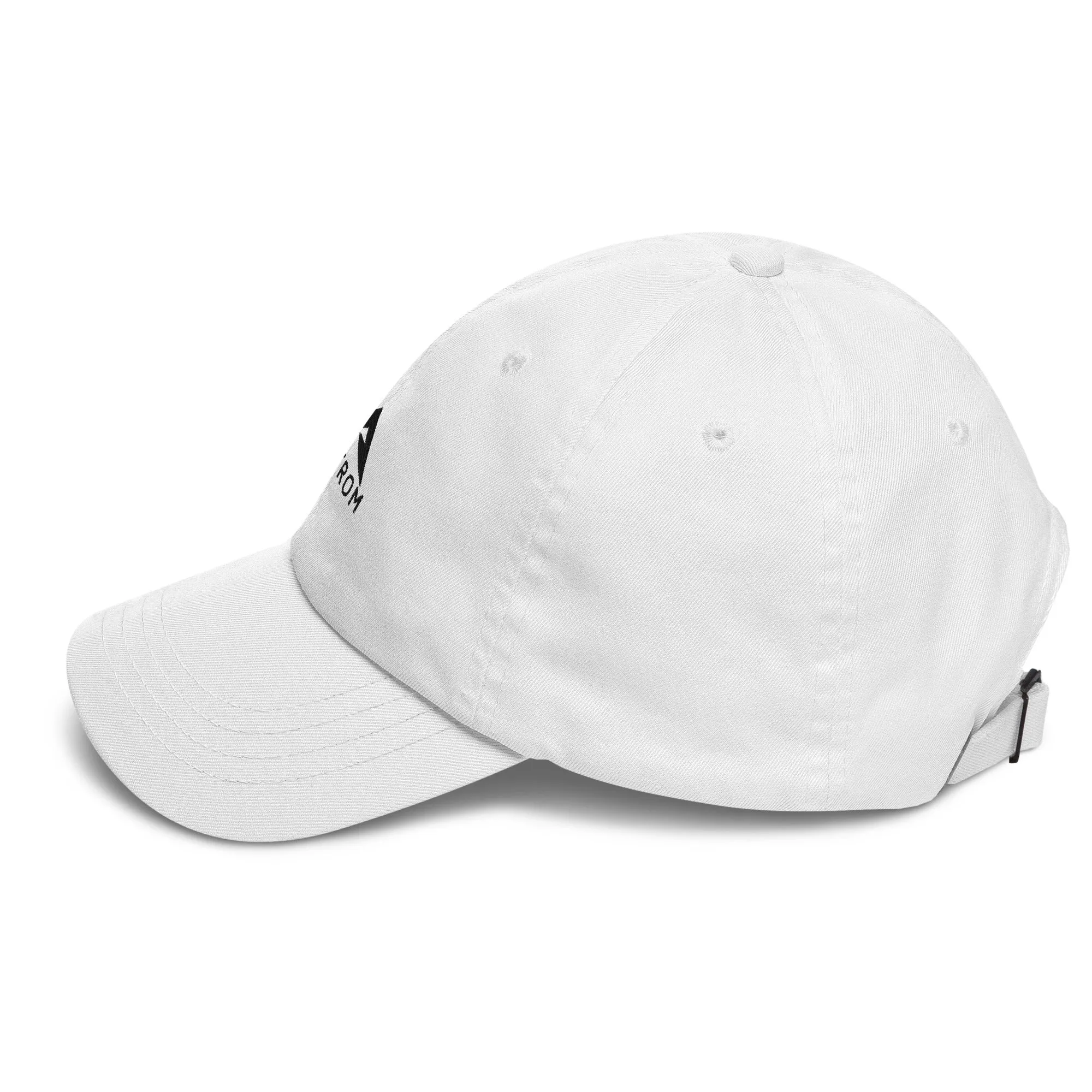 Classic curved hat (White/Black)