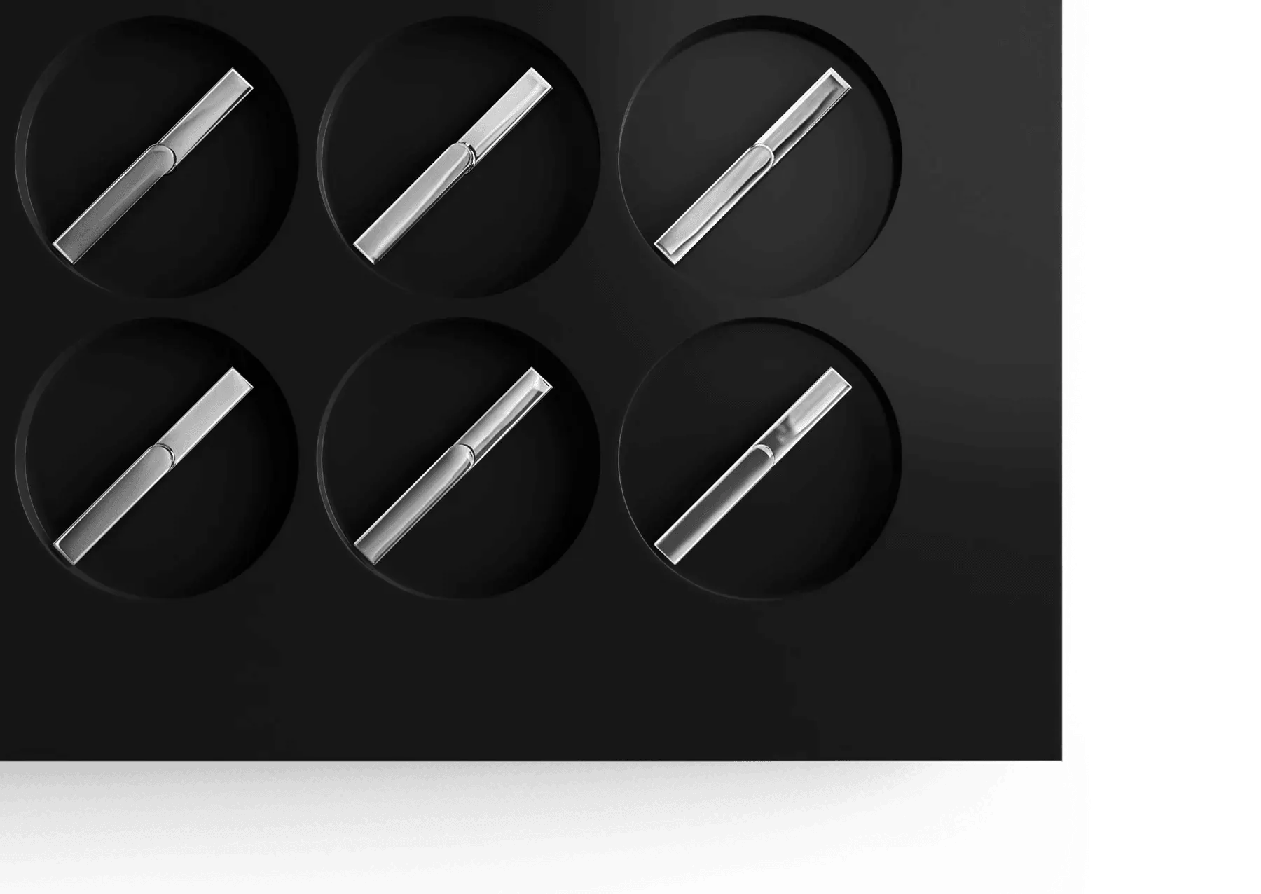 ClockClock 24 – Black Sterling Hands