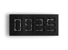 ClockClock 24 – Black Sterling Hands