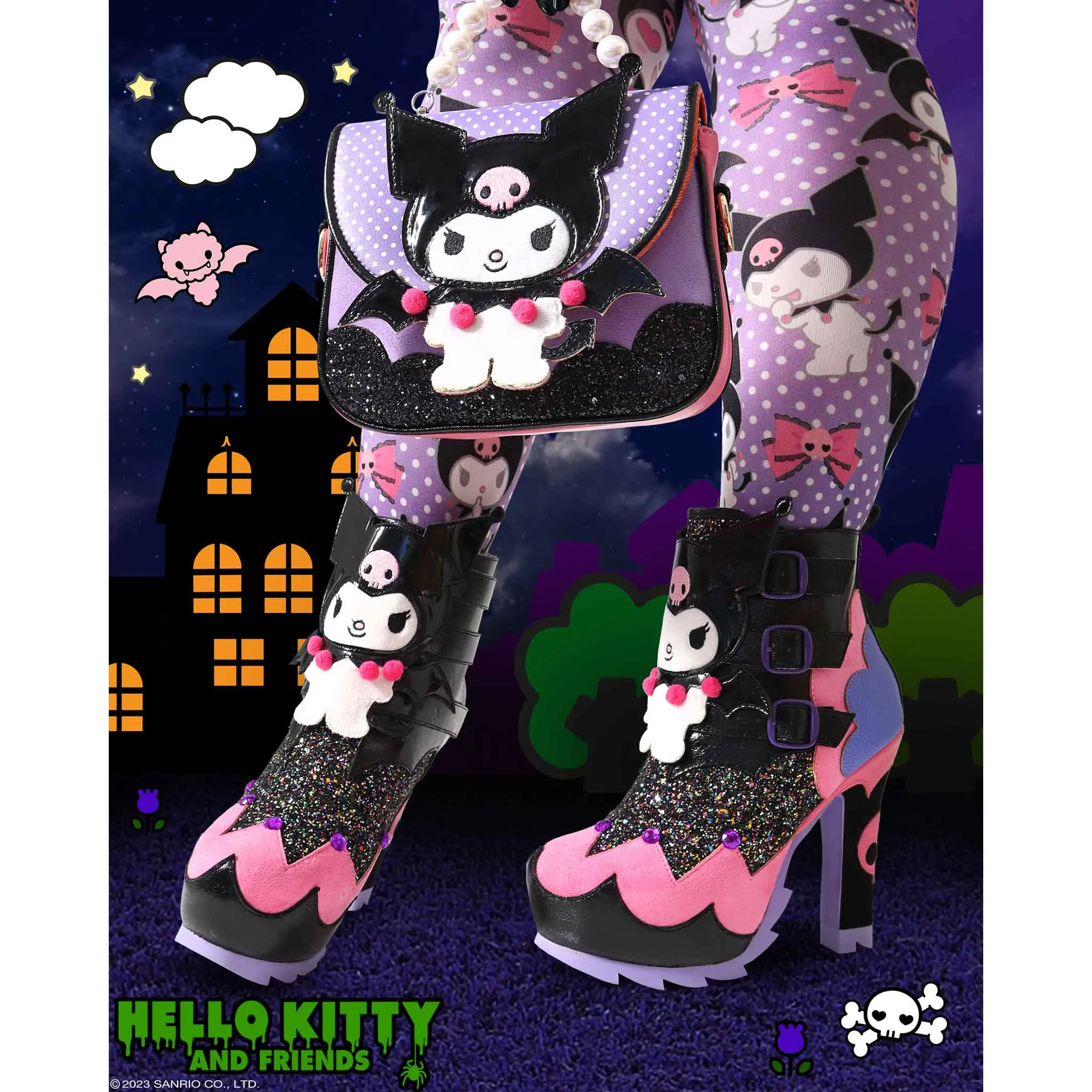 Creepy Kuromi Tights
