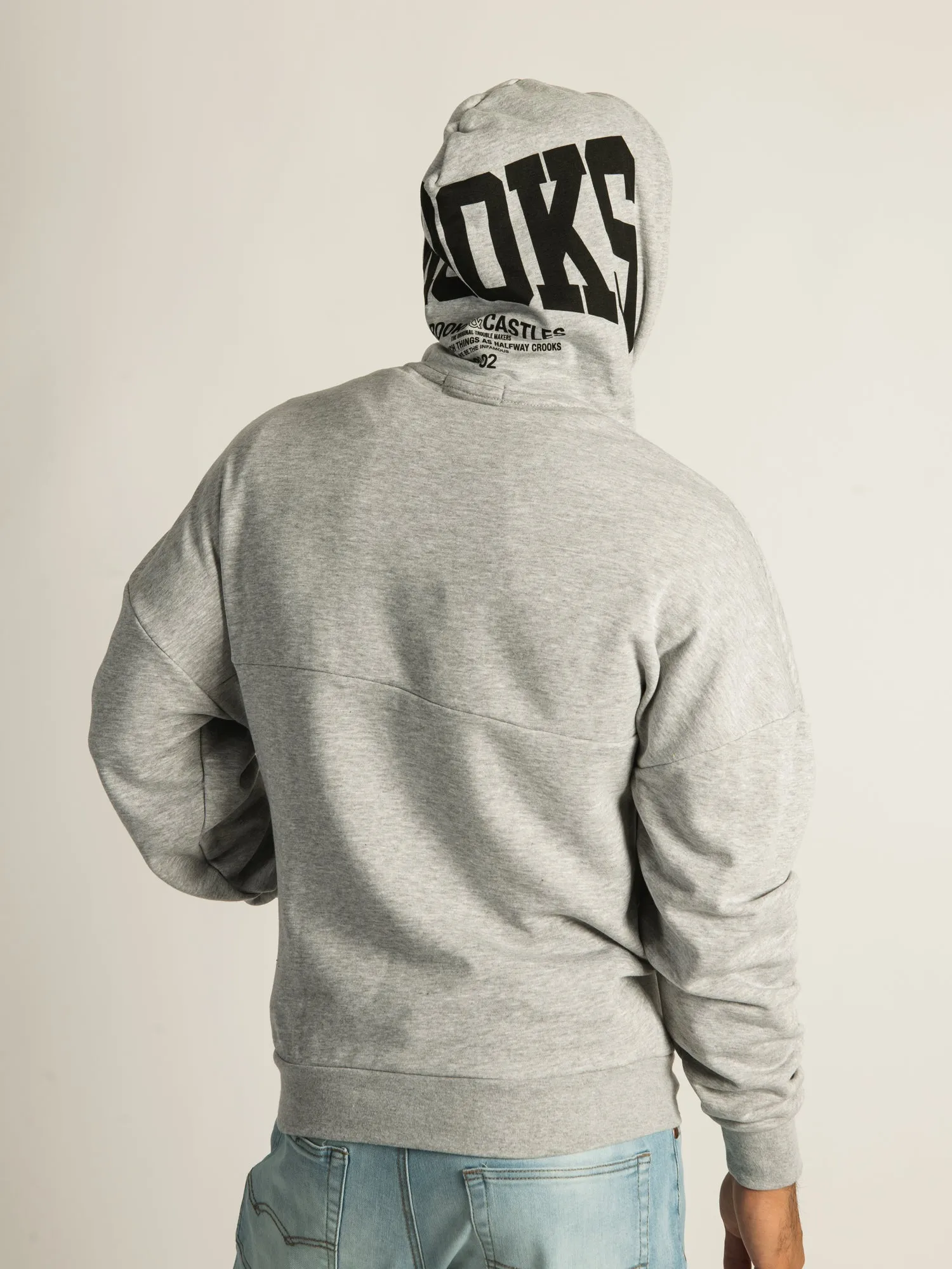 CROOKS & CASTLES MEMBERS DOLMAN HOODIE  - CLEARANCE