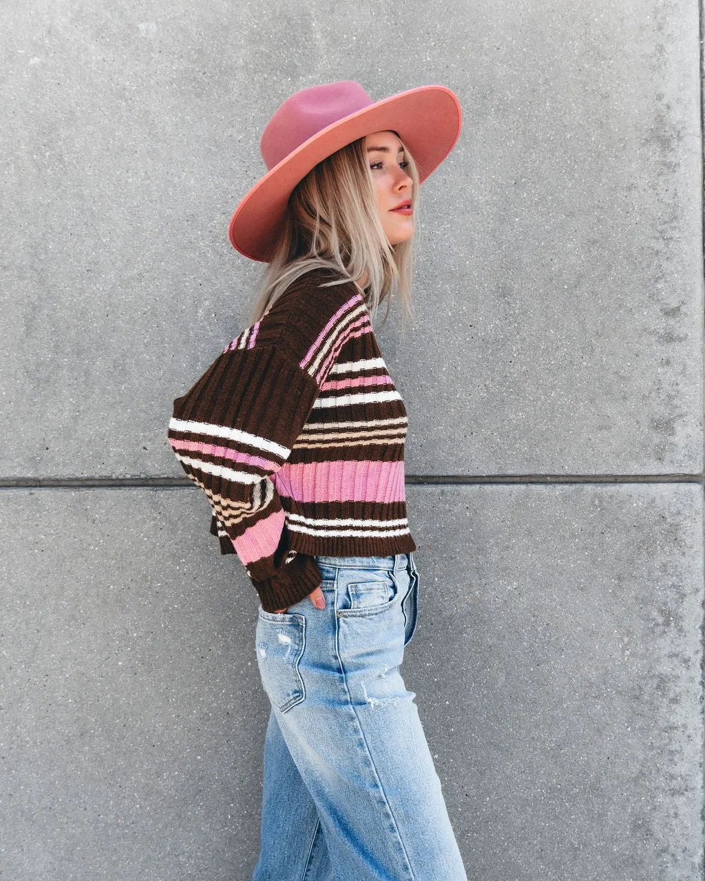 Daniella Multi Striped Sweater