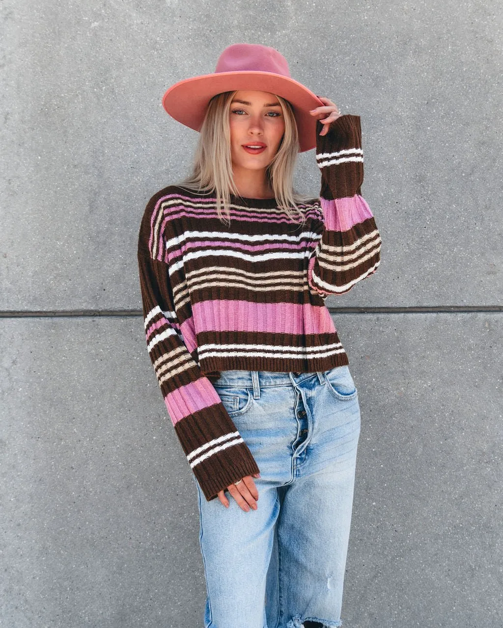 Daniella Multi Striped Sweater