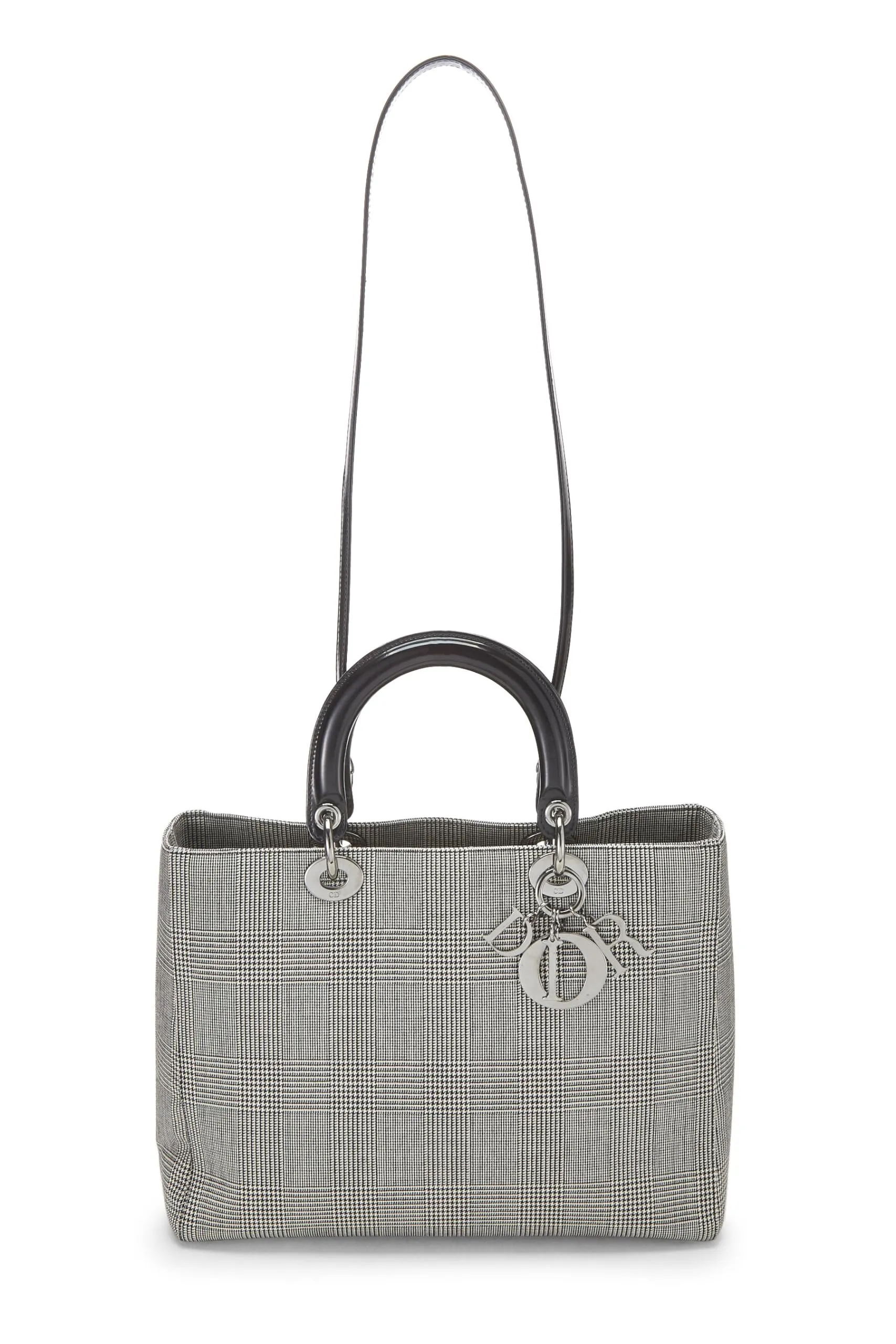 Dior,  Black Houndstooth Lady Large, Black