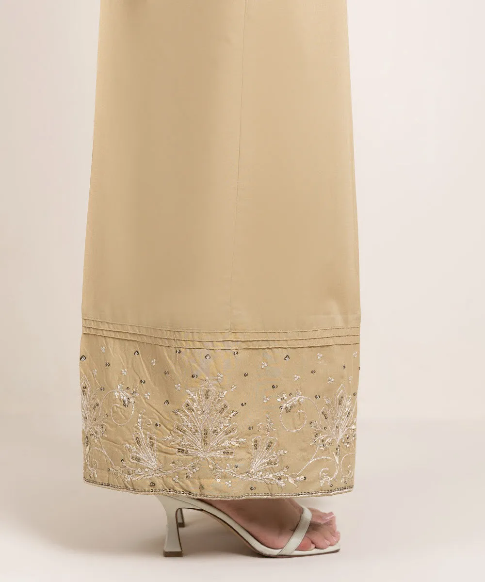 Embroidered Cambric Culottes
