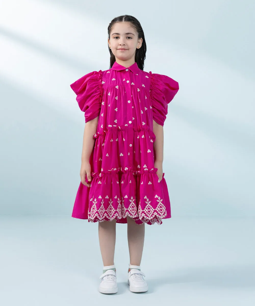 Embroidered Multi Neps Dress