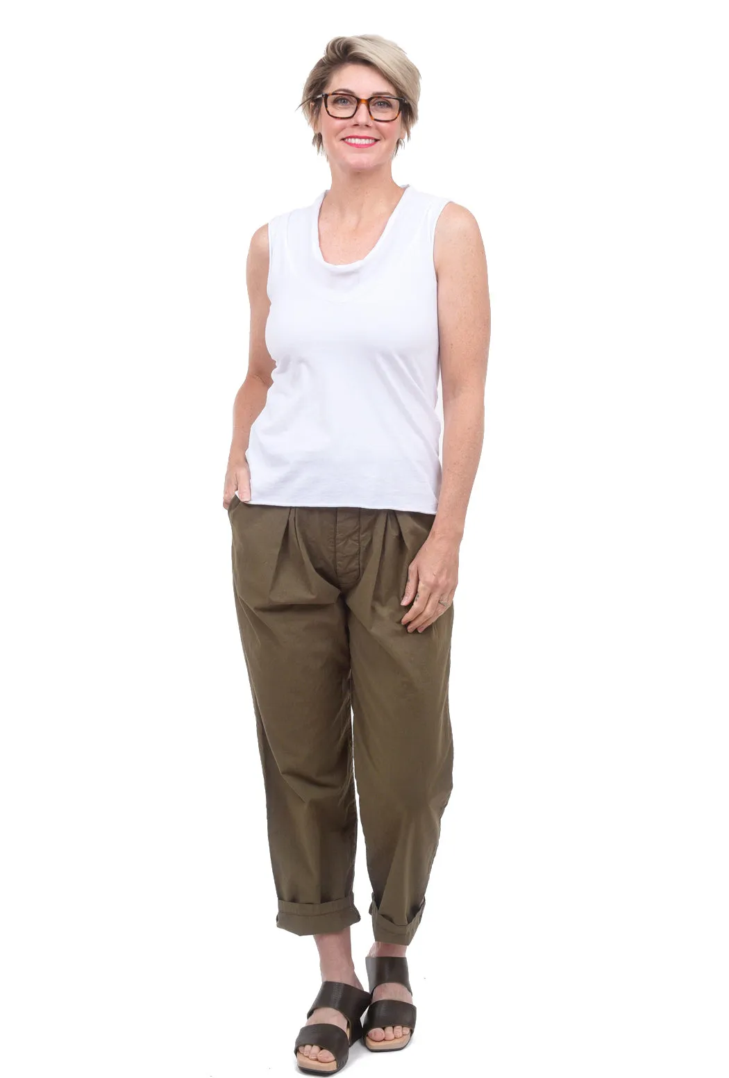 Falconet Top, Optic White