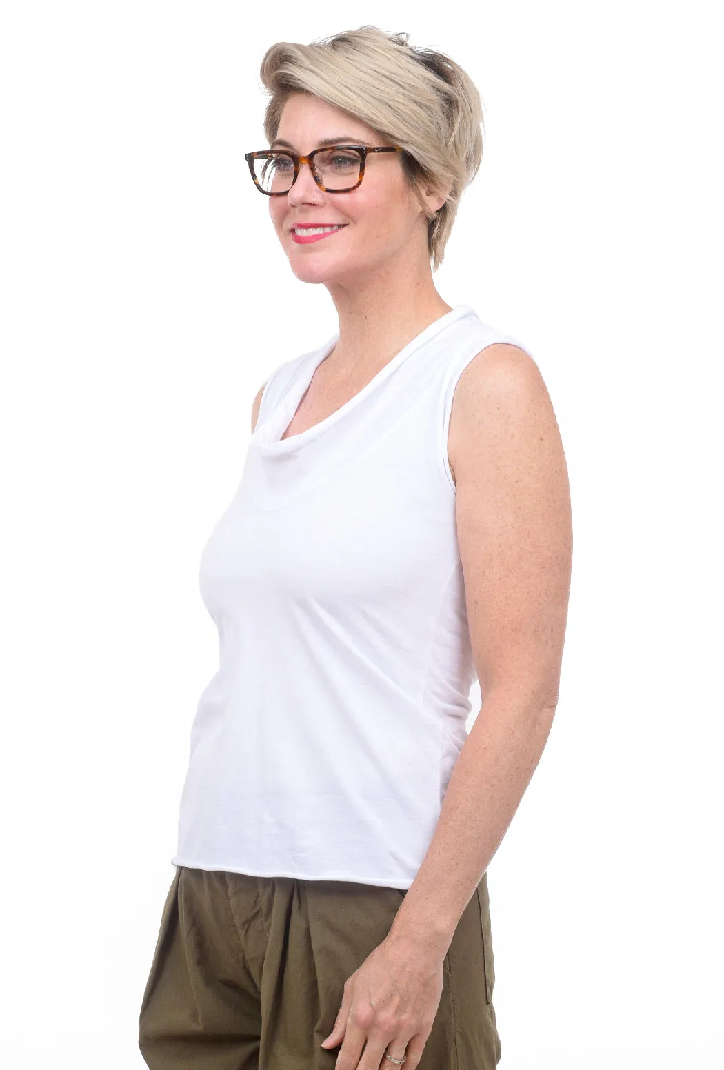 Falconet Top, Optic White