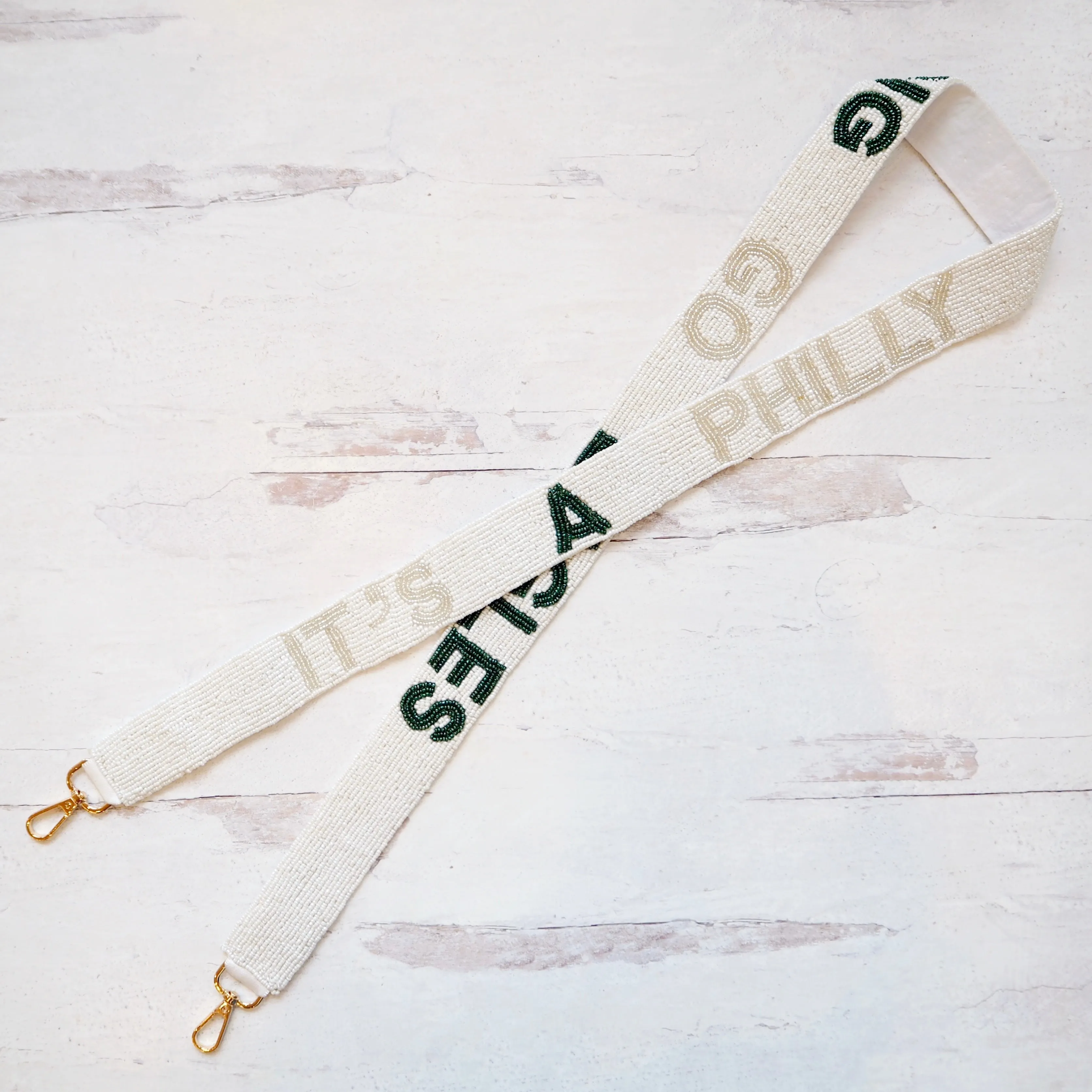 Fly Eagles Beaded Purse Strap