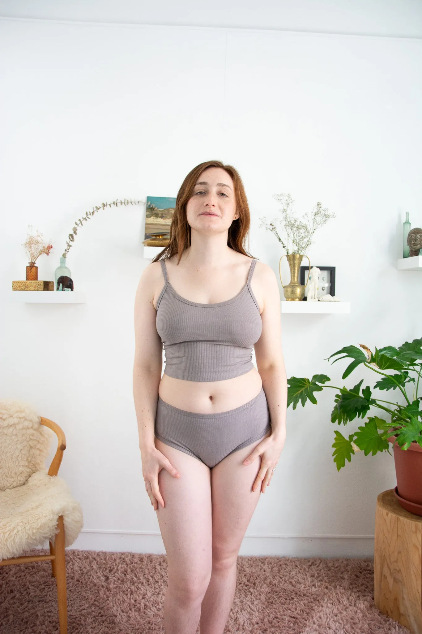 Forty Winks Ease Thin Strap Crop Cami