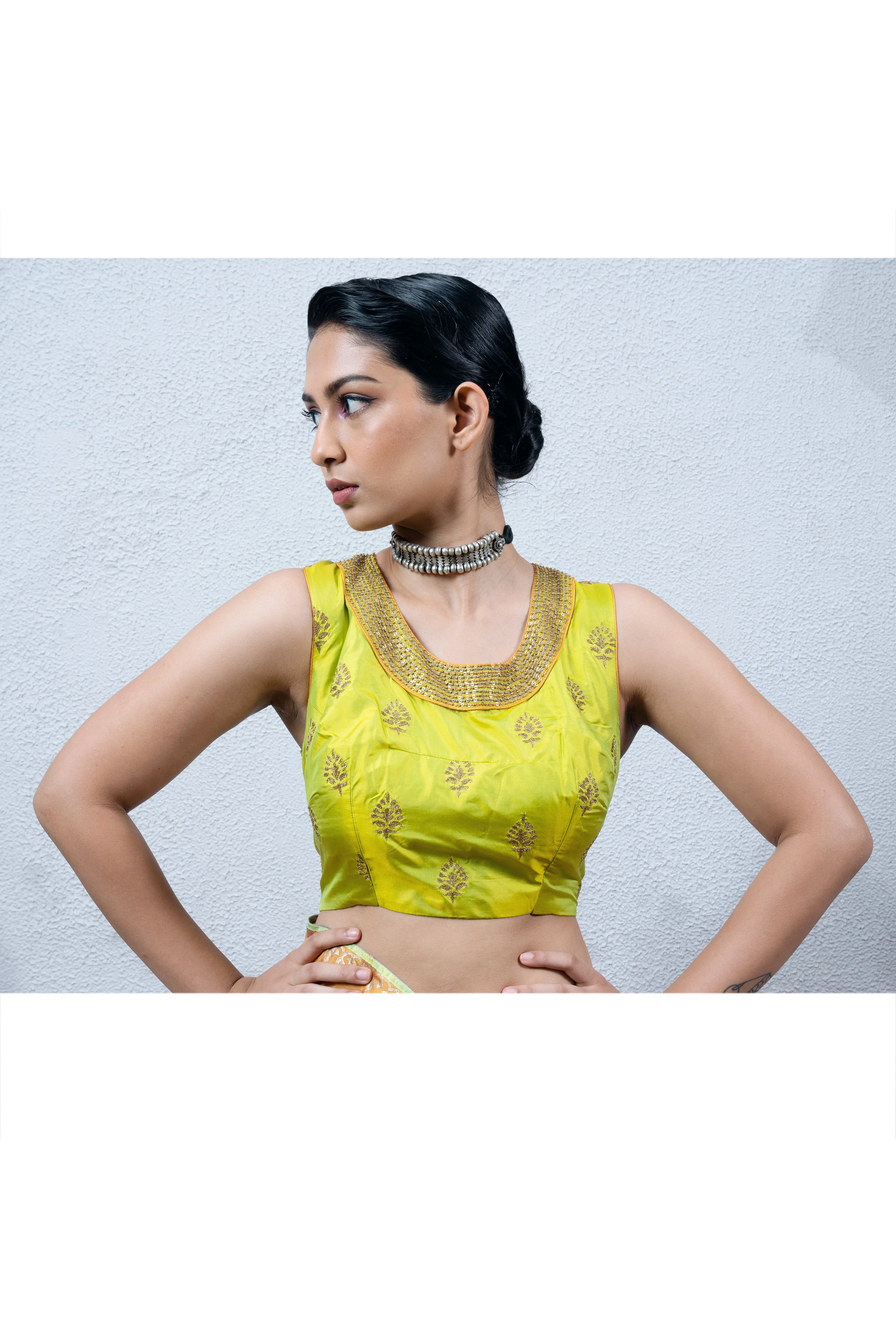 Grey Saree
