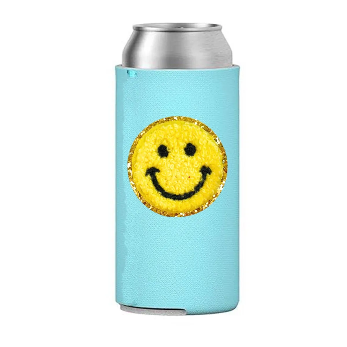 Letter Patch Icon Slim Can Koozie