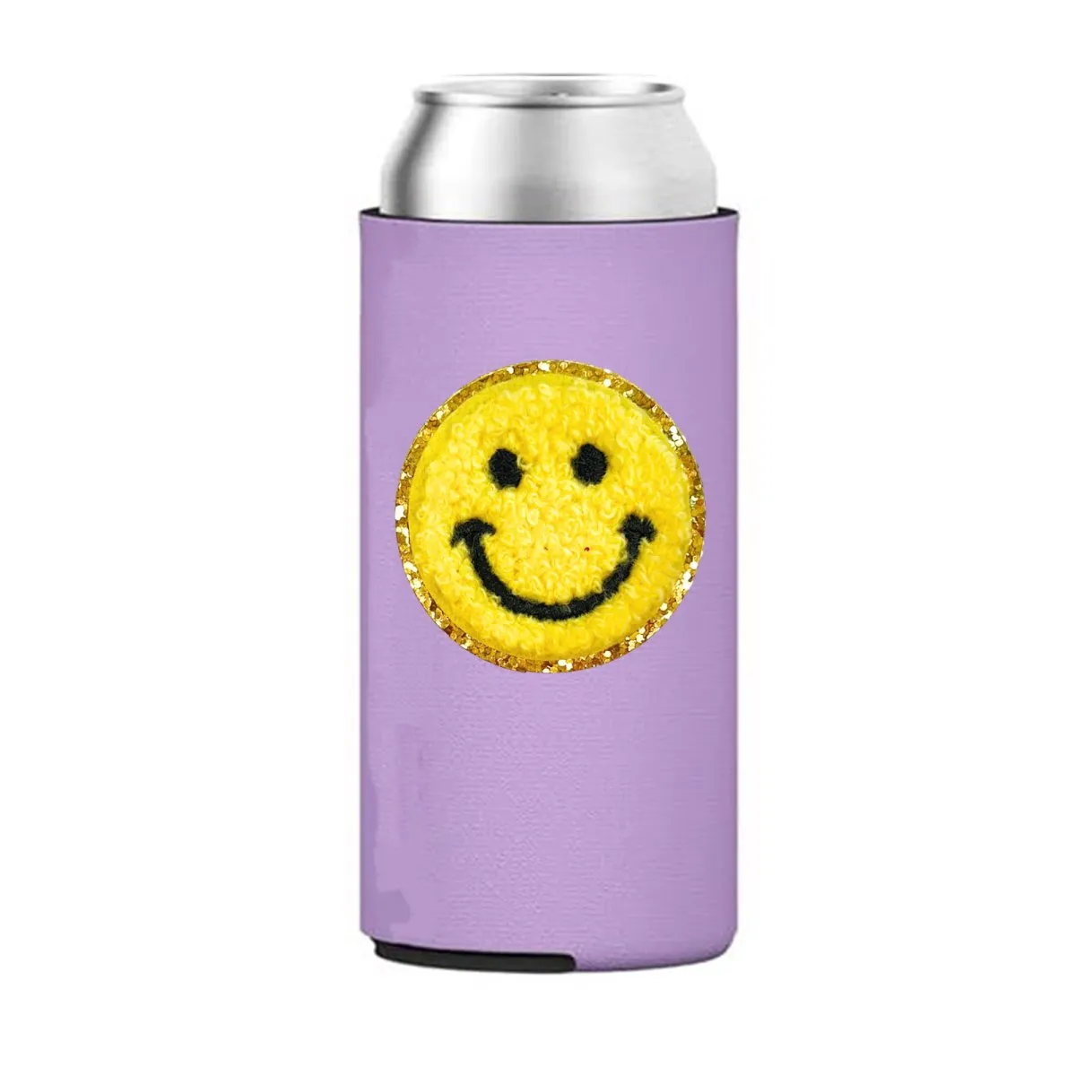 Letter Patch Icon Slim Can Koozie