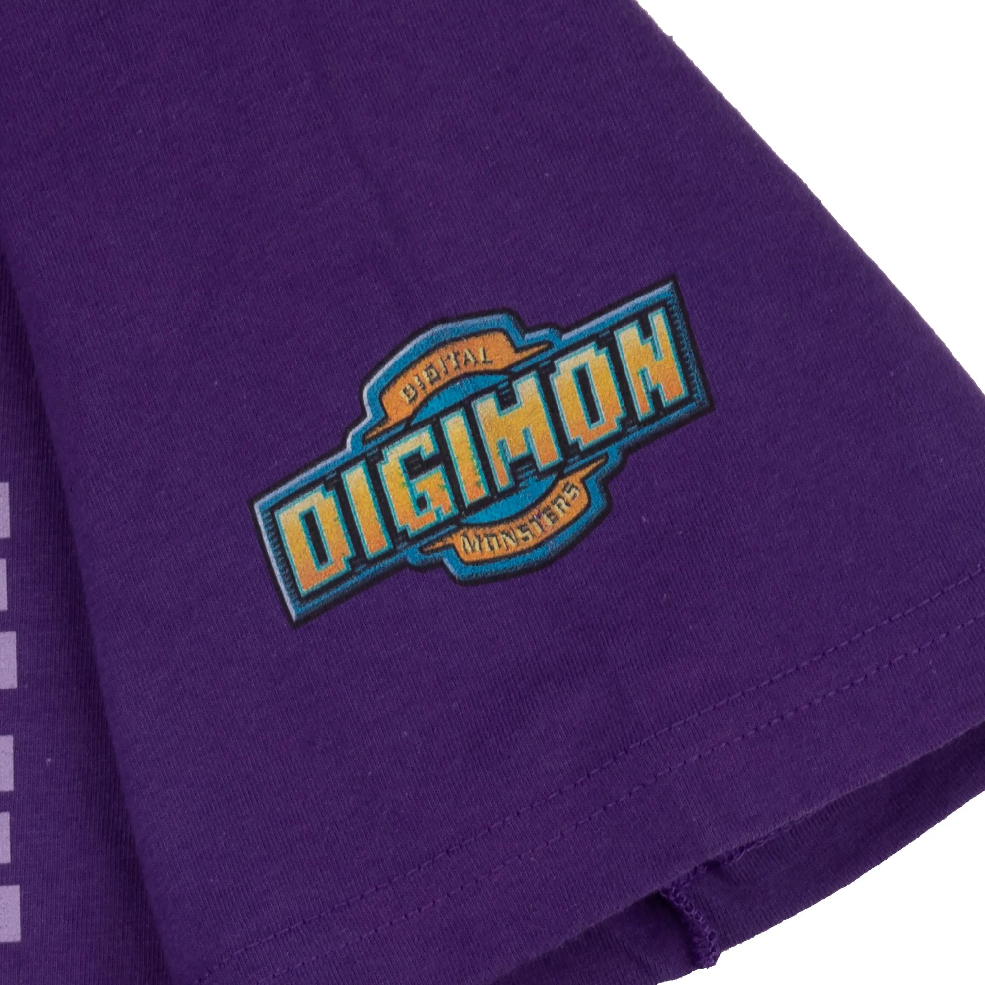 MegaKabuterimon and Izzy Knowledge Purple Tee