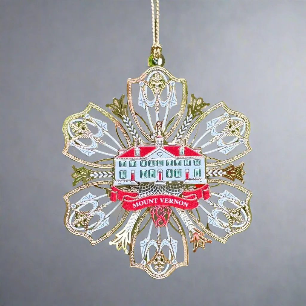 Mount Vernon Snowflake Ornament
