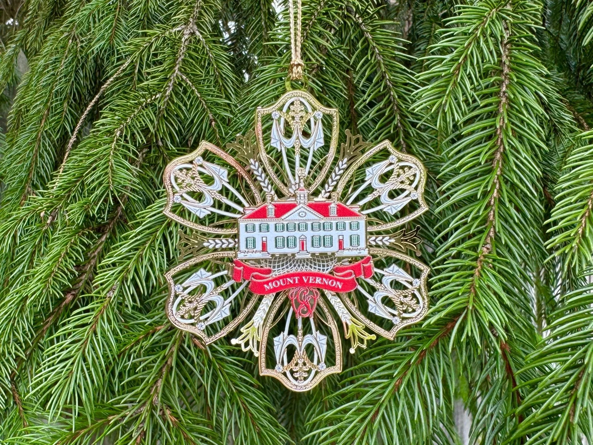 Mount Vernon Snowflake Ornament