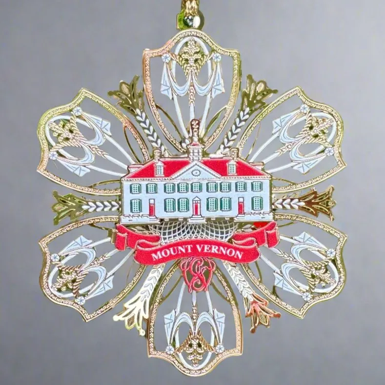 Mount Vernon Snowflake Ornament