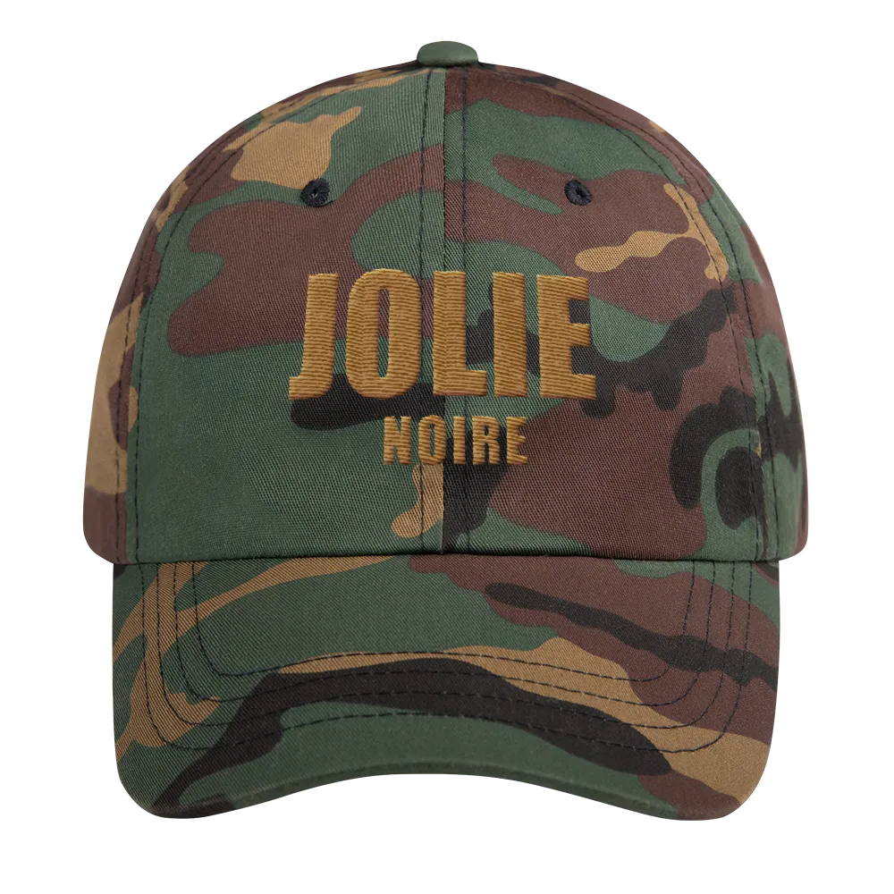 NOIRE x JOLIE NOIRE Dad Hat- Camo/Gold