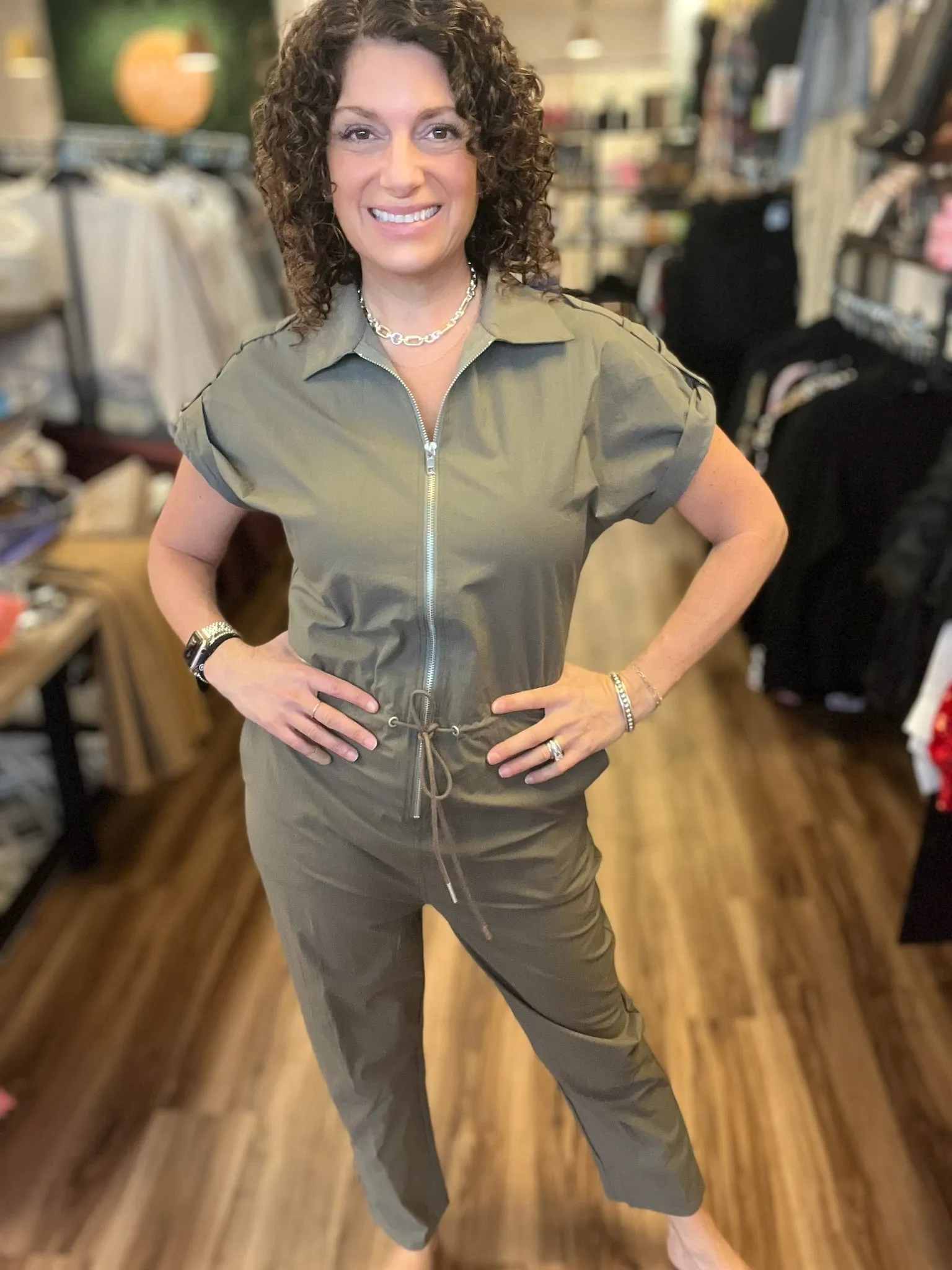 Nyla - Zip-Up Jumpsuit