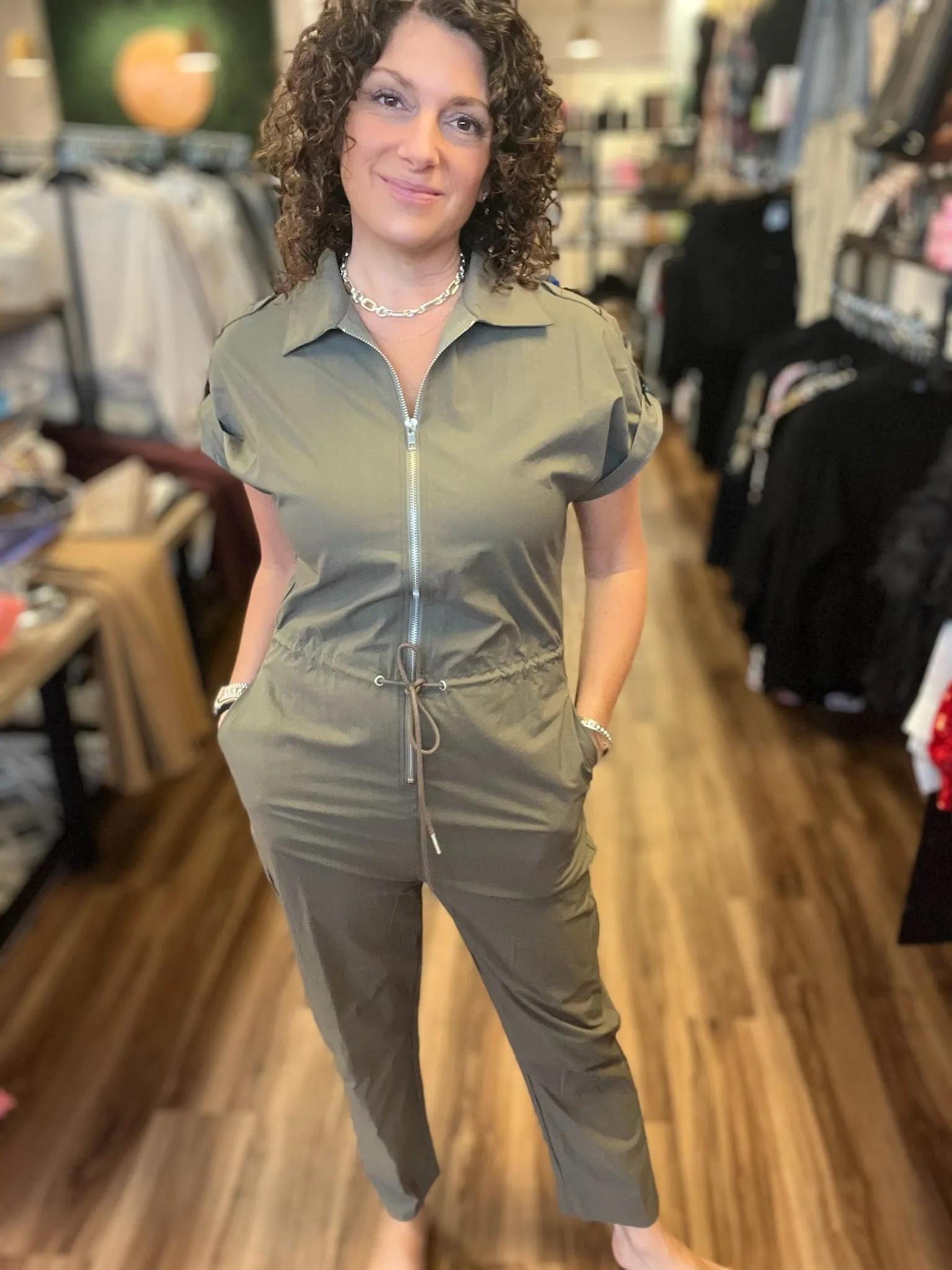 Nyla - Zip-Up Jumpsuit