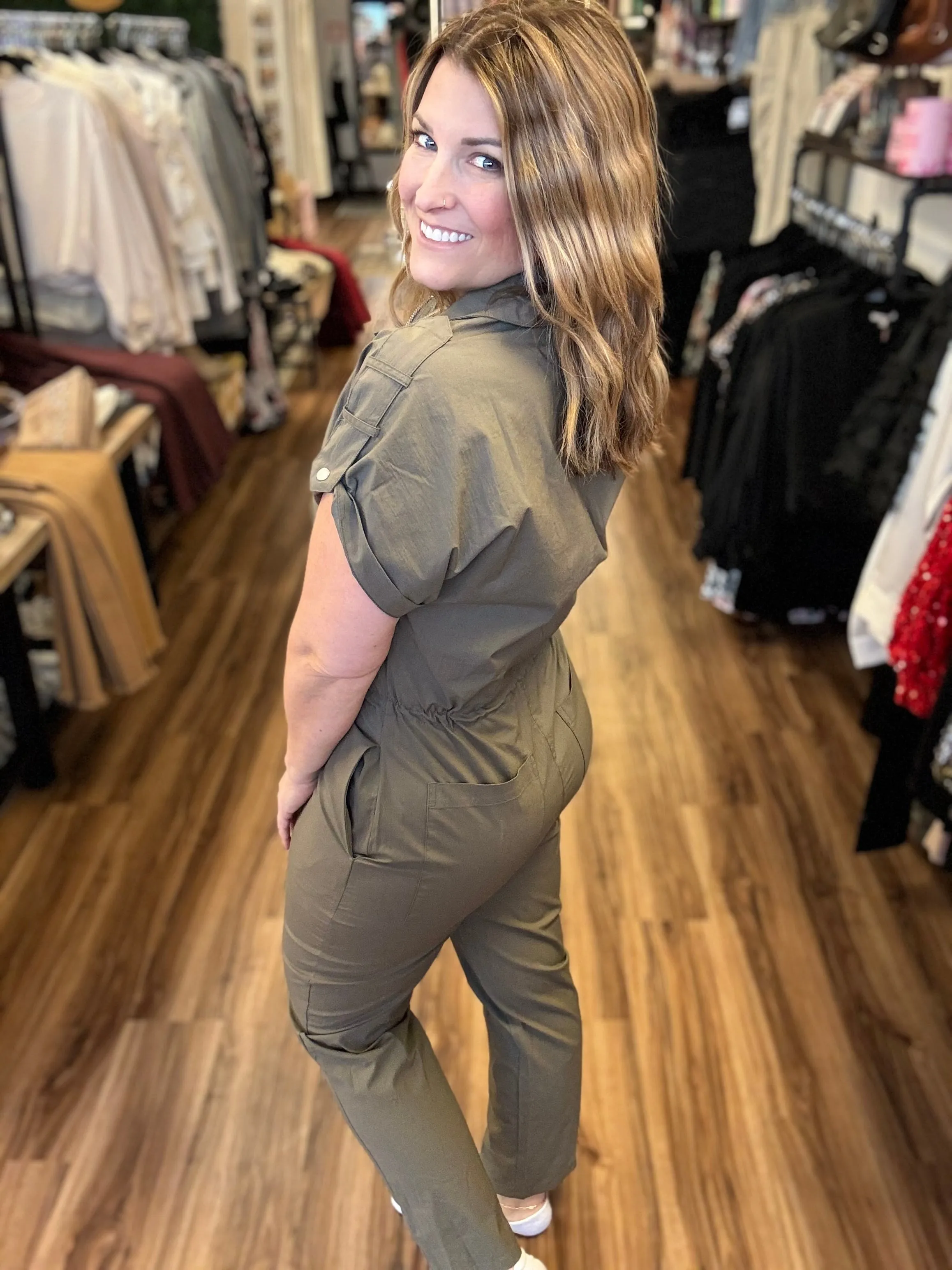 Nyla - Zip-Up Jumpsuit