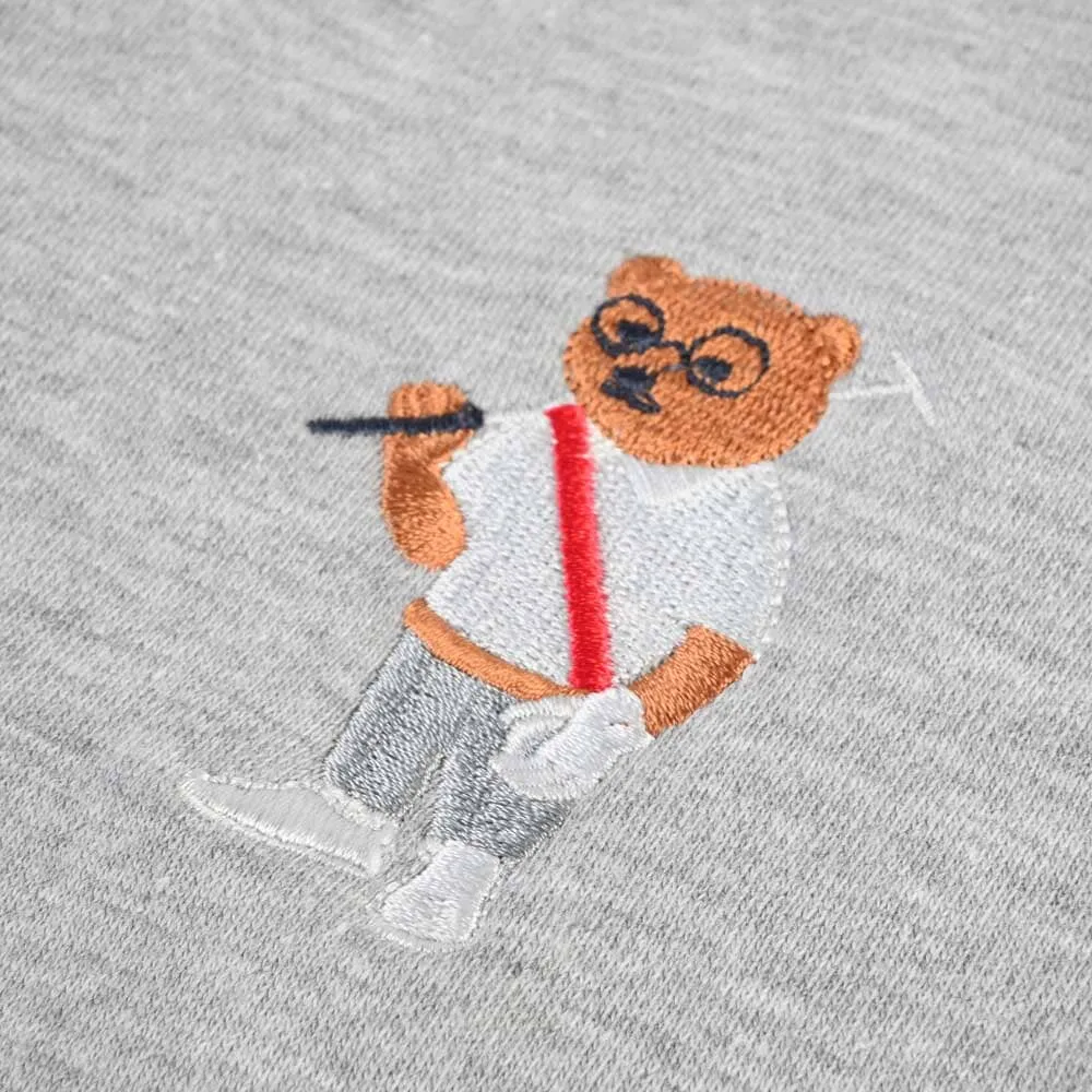 Polo Republica Men's Bear & 3 Mallet Printed Zipper Hoodie