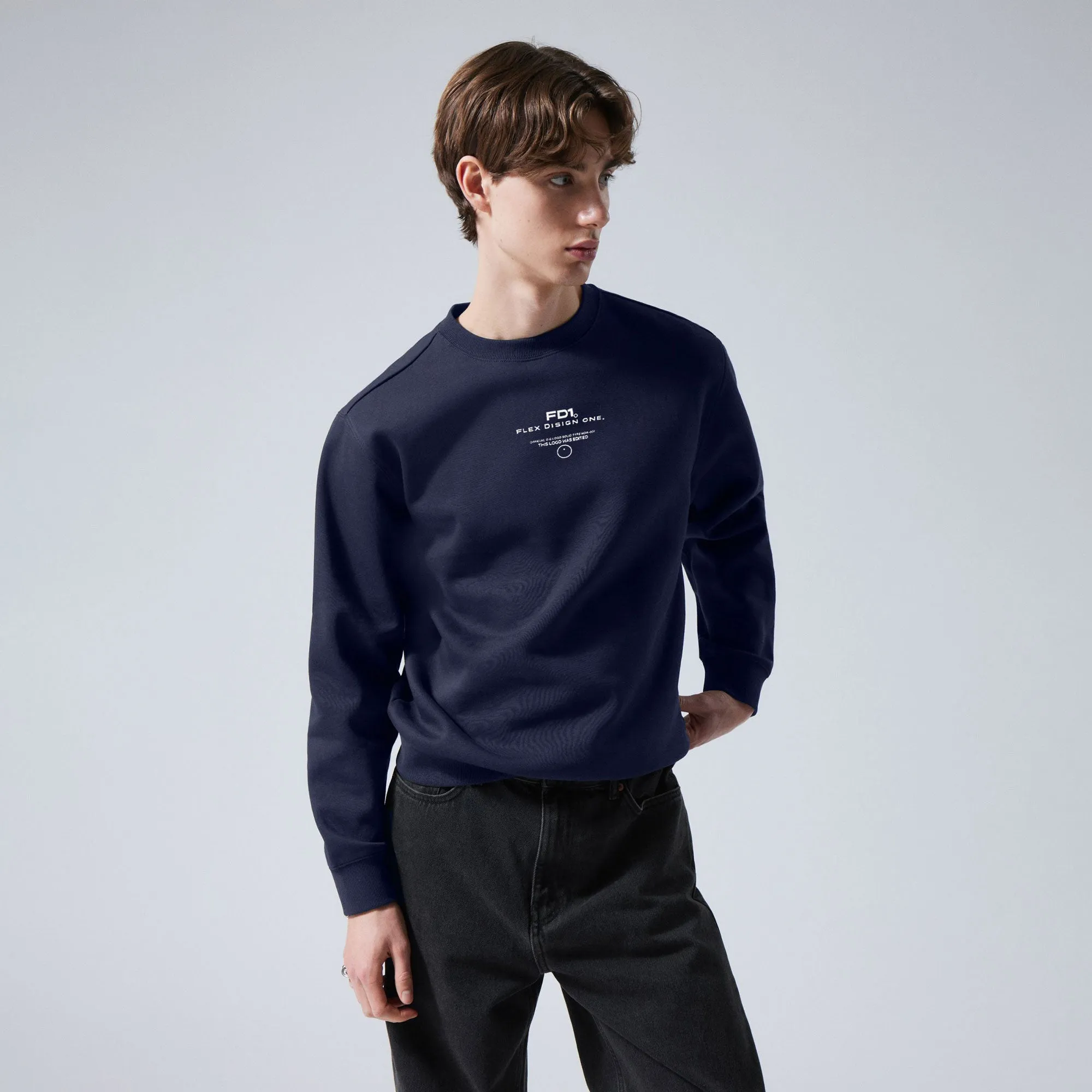 Polo Republica Men's Flex Design Printed Long Sleeve Sweat Shirt
