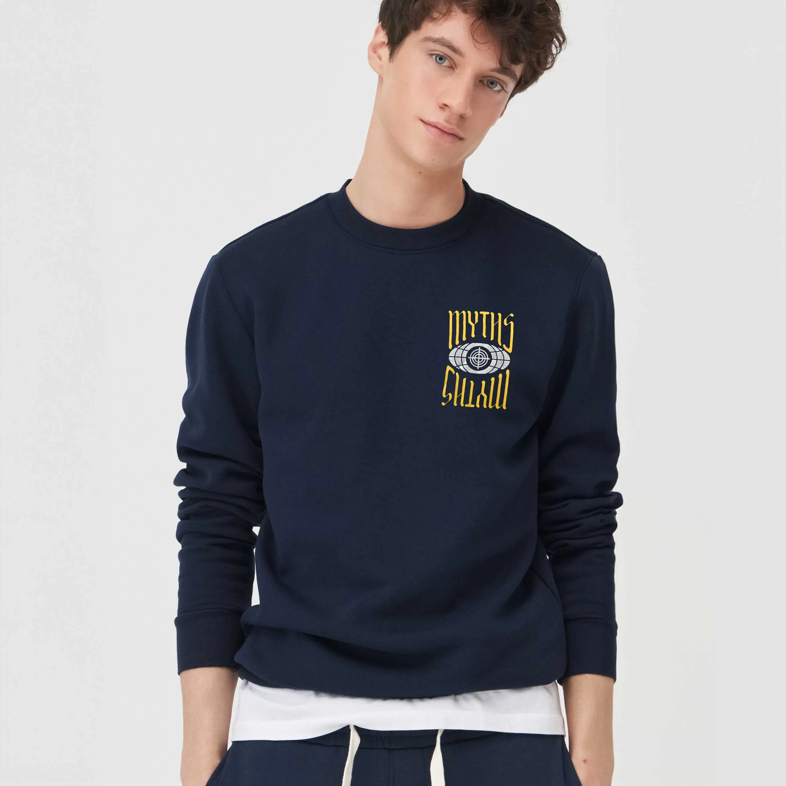 Polo Republica Men's Myths Trust Printed Long Sleeve Sweat Shirt