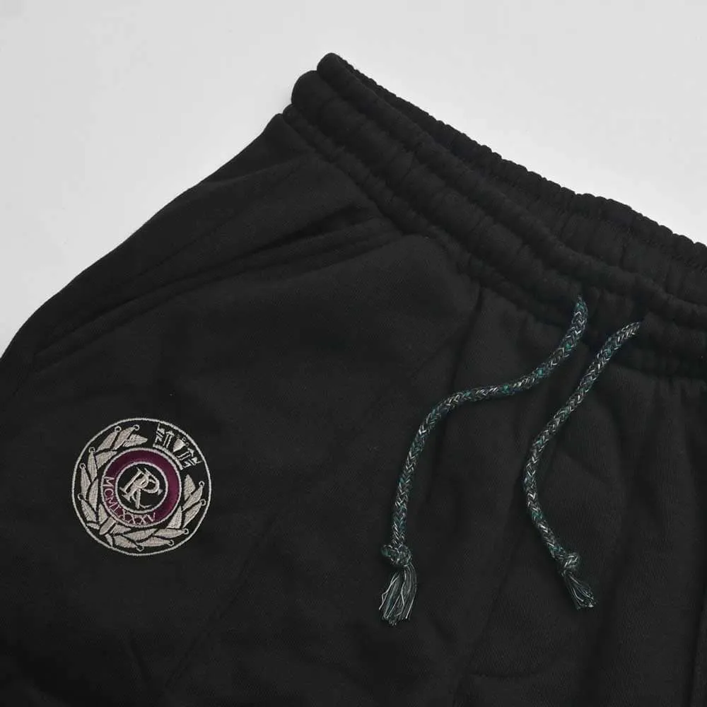 Polo Republica Men's PRC Crest And Pony Embroidered Fleece Jogger Pants