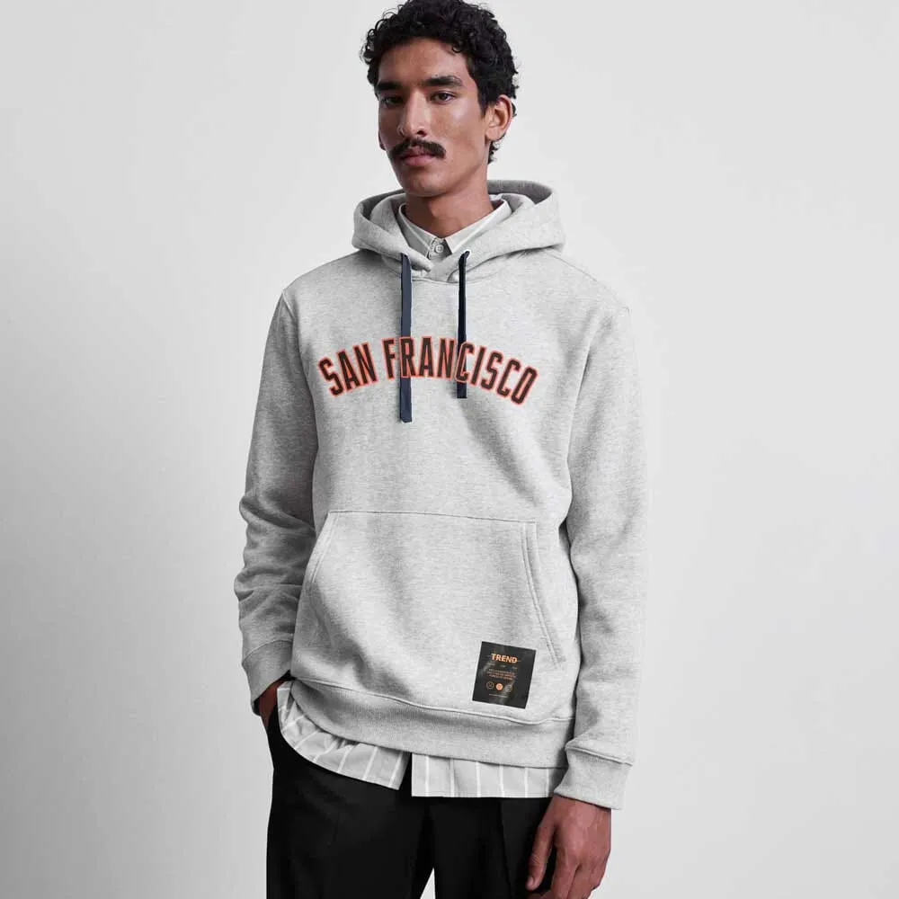 Polo Republica Men's San Francisco Printed Fleece Pullover Hoodie