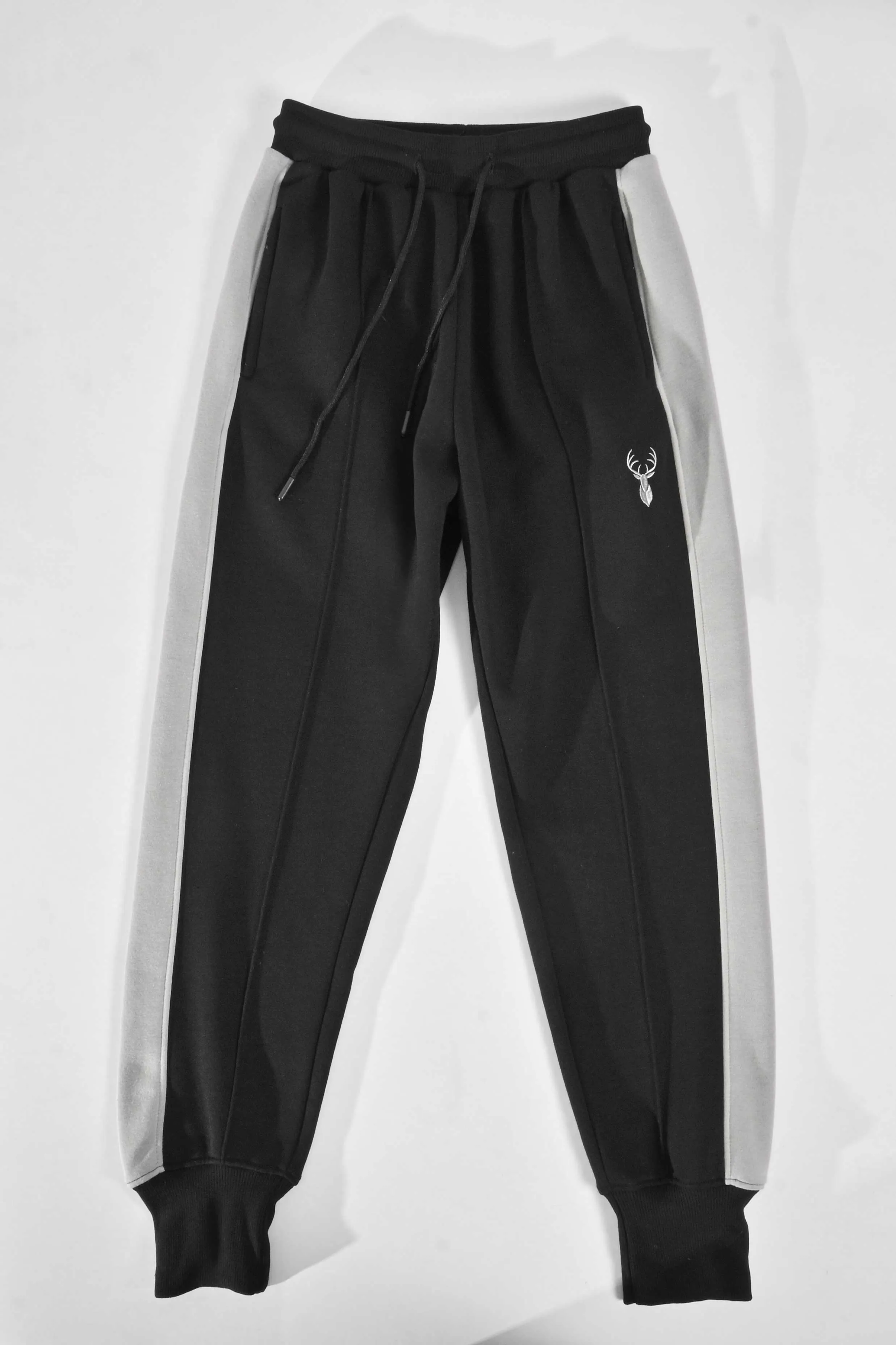 Polo Republica Moose Embroidered Contrast Panel Fleece Joggers Pants