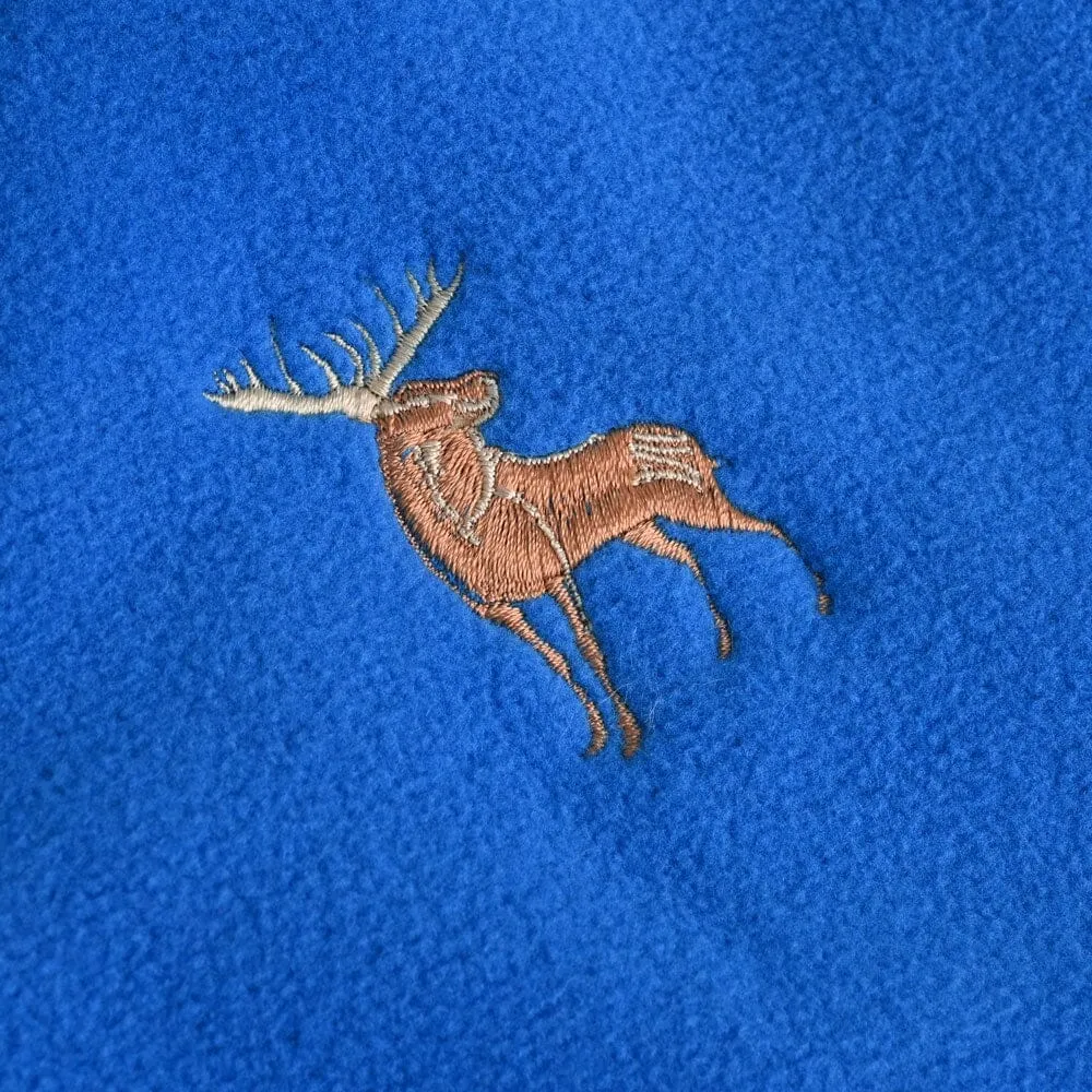 Polo Republica Women's Moose Embroidered Polar Fleece Zipper Jacket