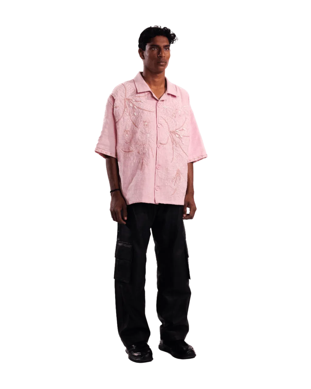 "BIEBS IN SHALIMAR" HAND EMBROIDERED SHIRT