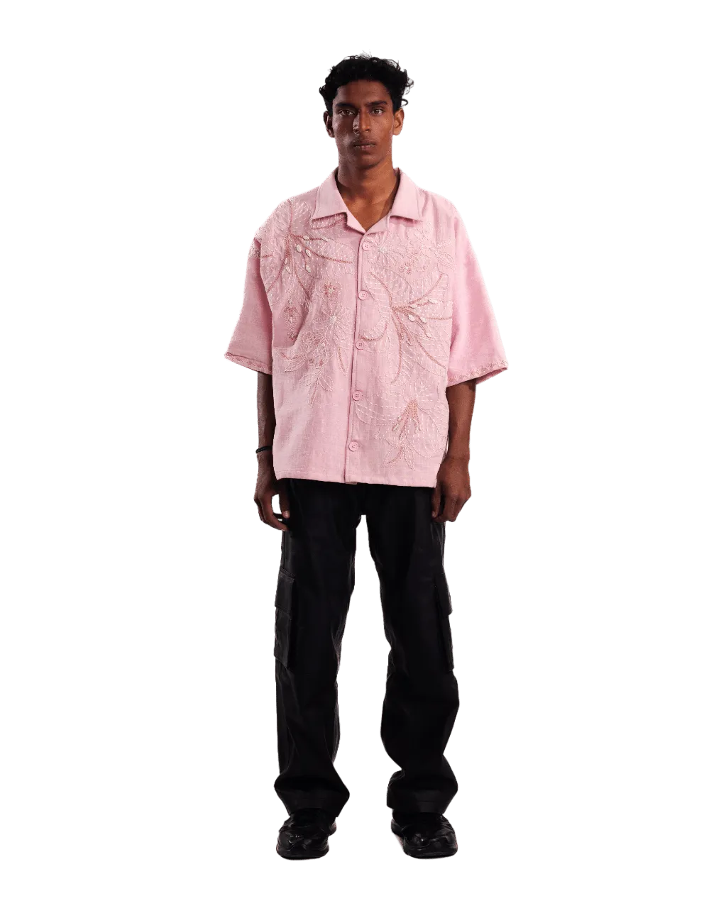 "BIEBS IN SHALIMAR" HAND EMBROIDERED SHIRT
