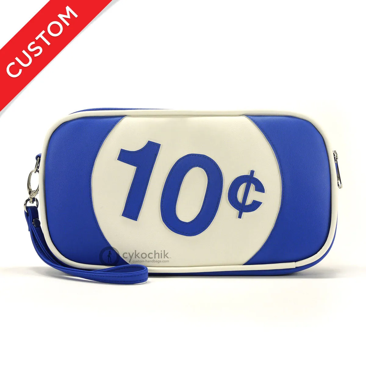 "Vanguard Bots" Vegan Clutch – Design by NYC Artist Terris Poole (Multicolored)