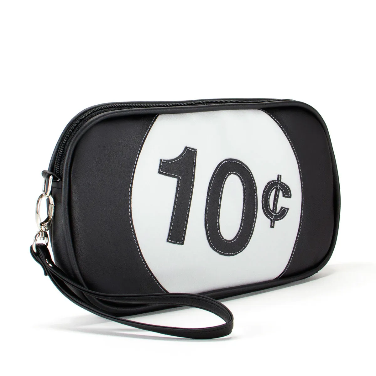 "Vanguard Bots" Vegan Clutch – Design by NYC Artist Terris Poole (Multicolored)