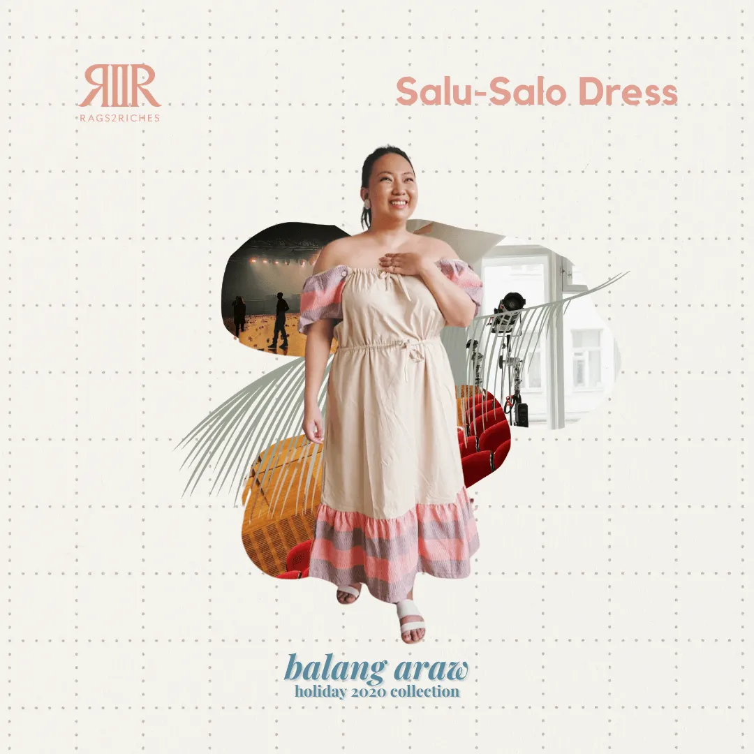 Salu-Salo Dress in Beige