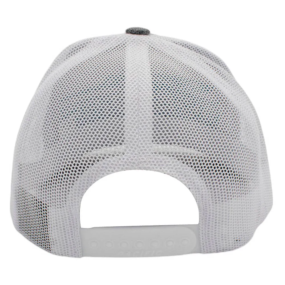 Skeeter Trucker Hat - Heather Grey-White