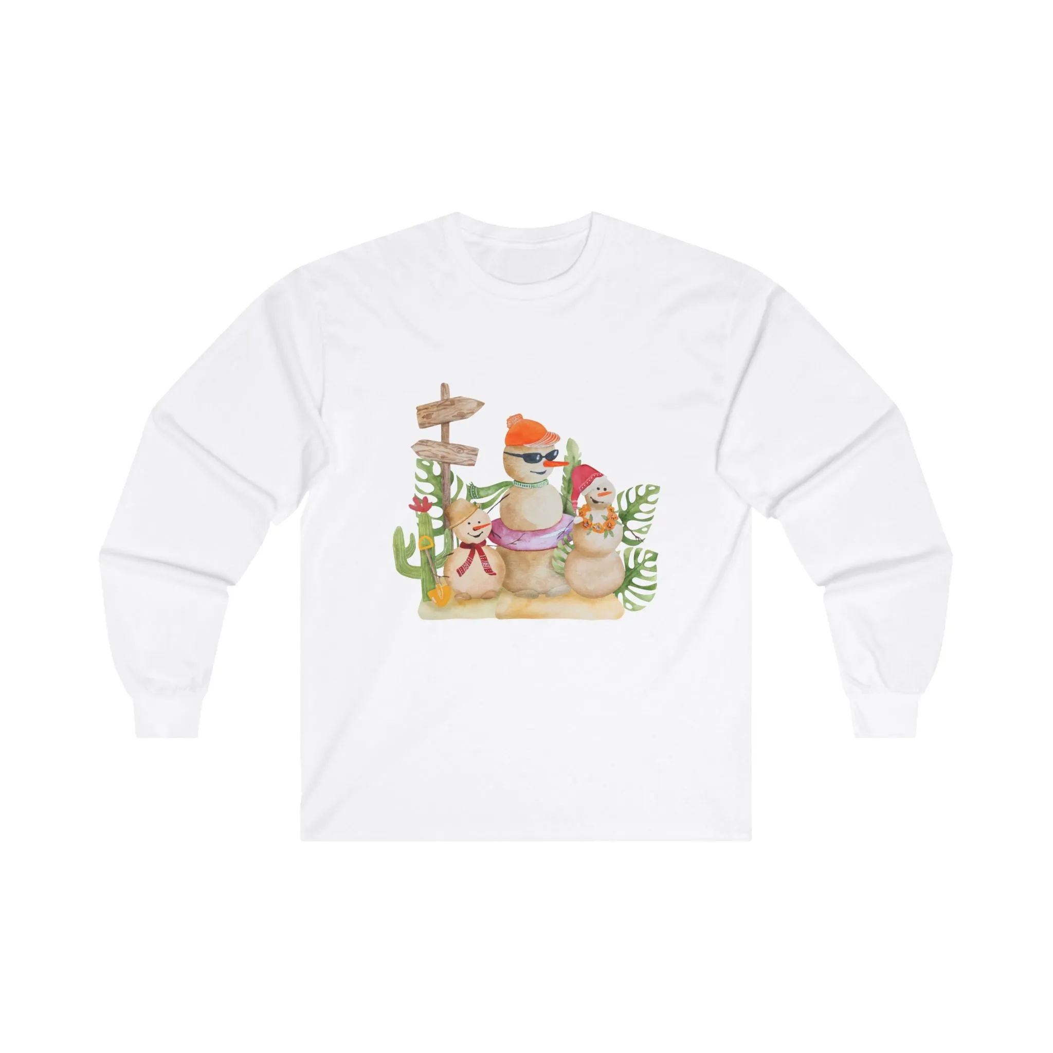 Snow Family Teen & Adult  Long Sleeve Tee