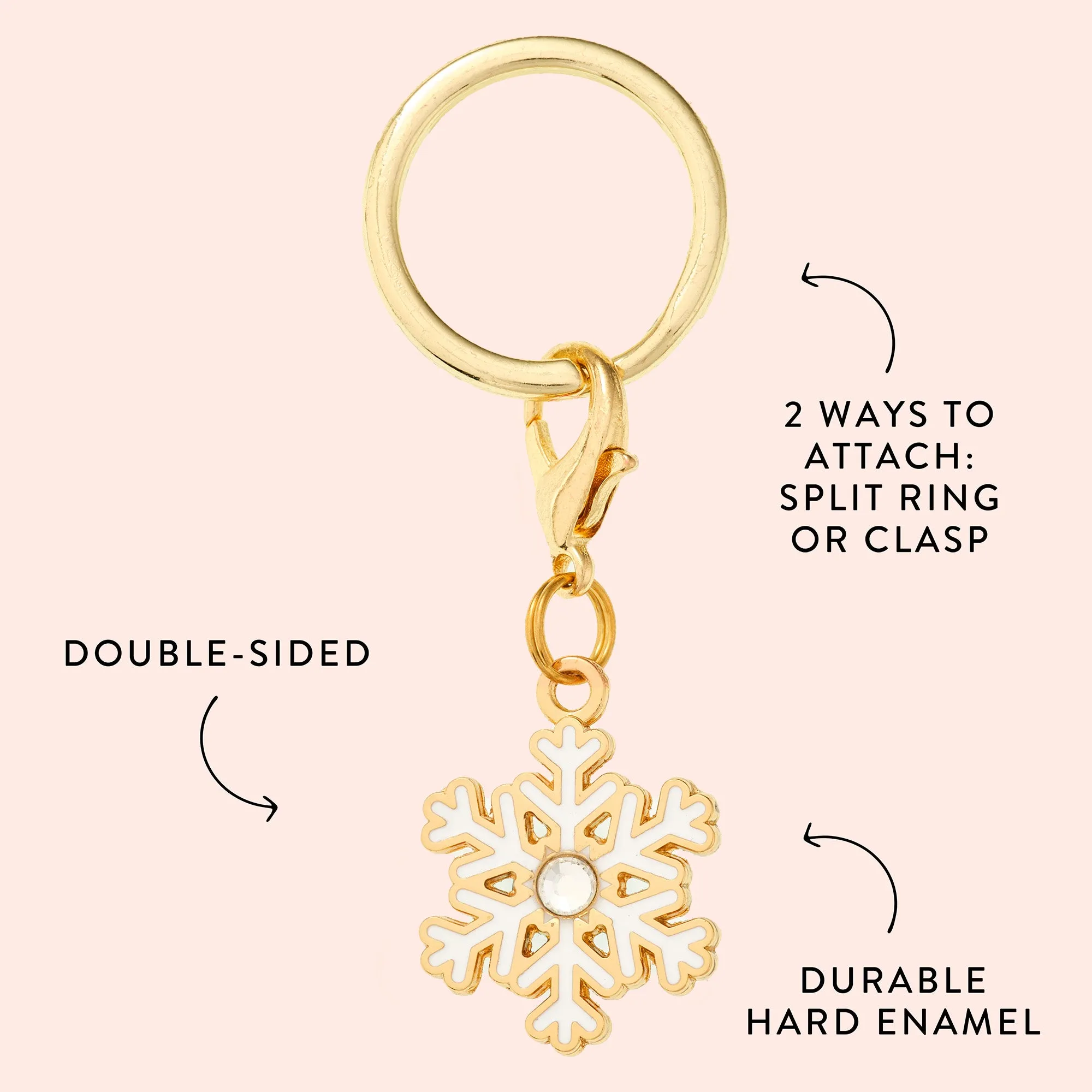 Snowflake Collar Charm