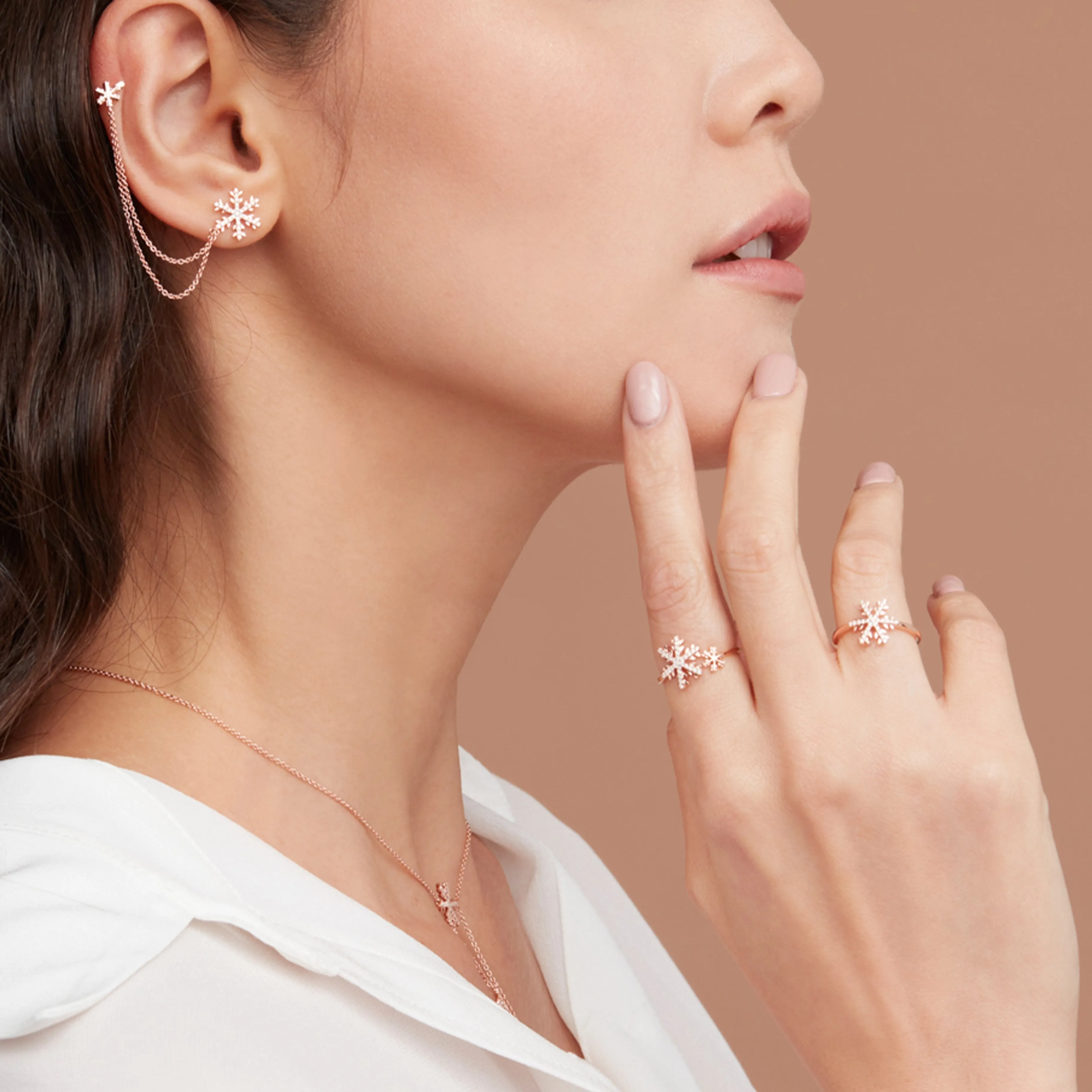 SNOWFLAKE DIAMOND RING