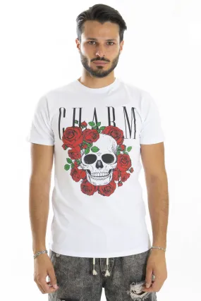 T-Shirt Uomo Stampa Teschio Frontale Art. Ts198