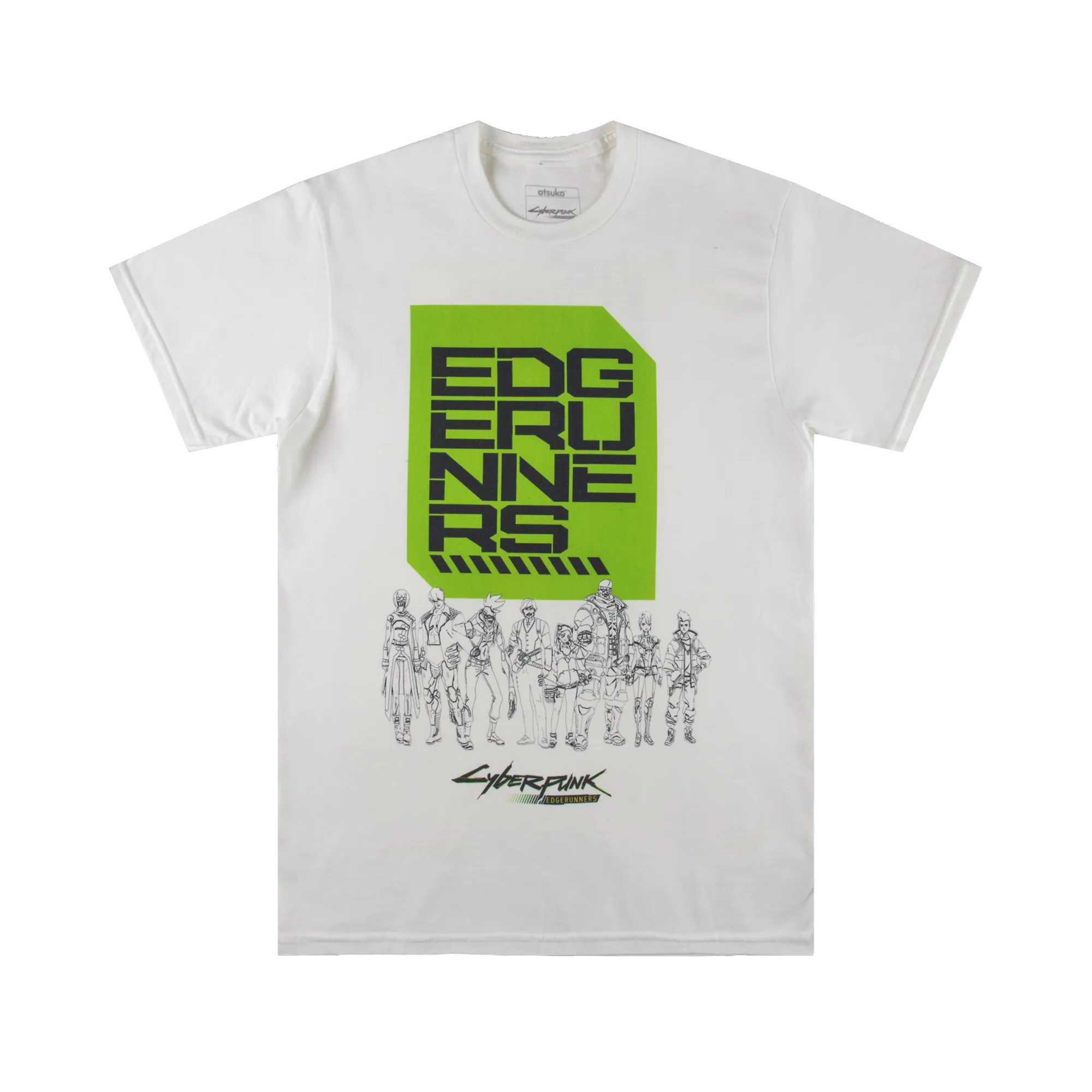 The Edgerunners Group White Tee