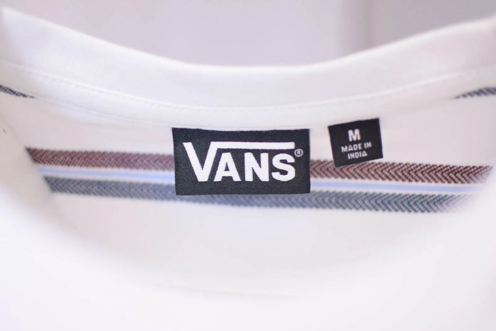 Vans Off The Wall Men's Pastel Striped Tee S03