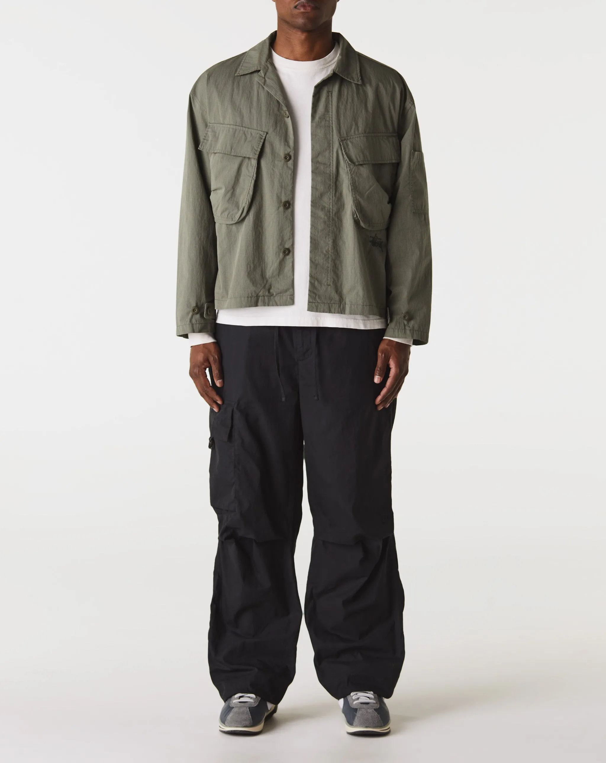 Waxed Cargo Pants